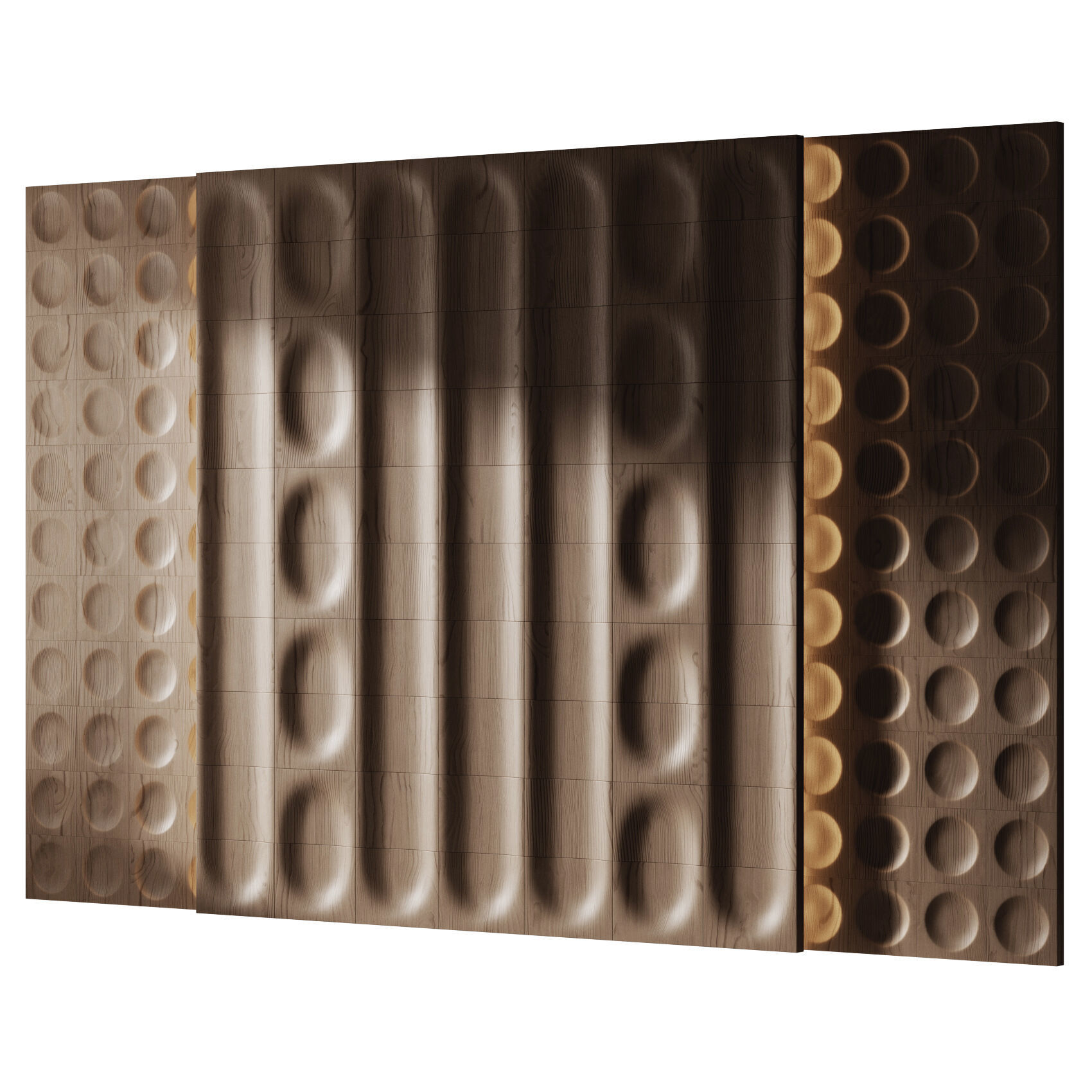 Decorative V23 Wall Panels 3D model_1