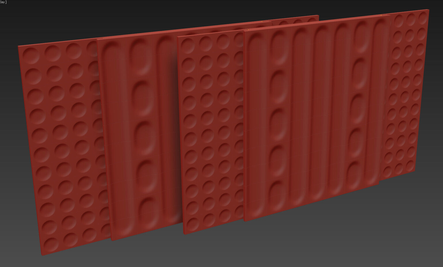 Decorative V23 Wall Panels 3D model_7