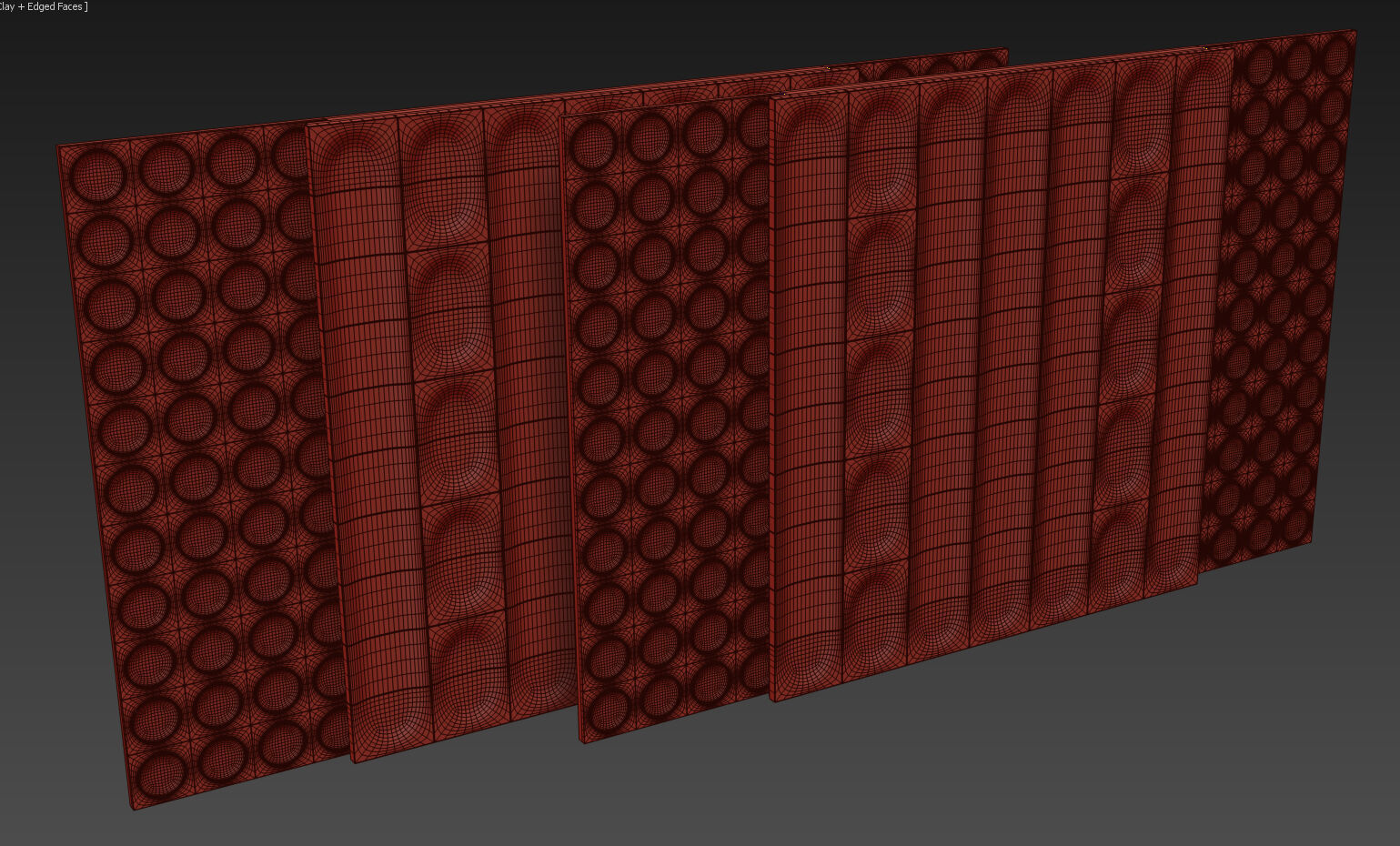 Decorative V23 Wall Panels 3D model_8