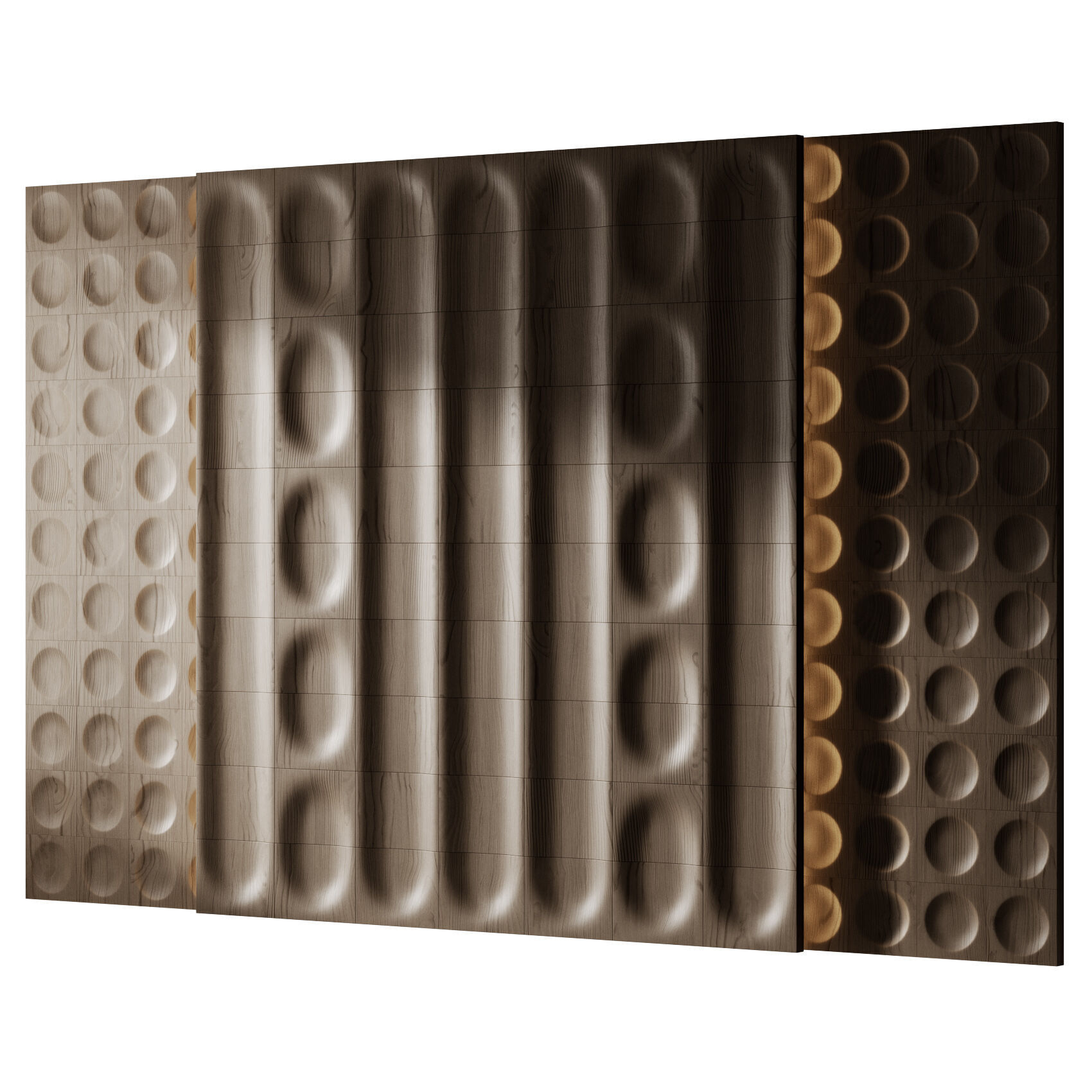 Decorative V23 Wall Panels 3D model_3