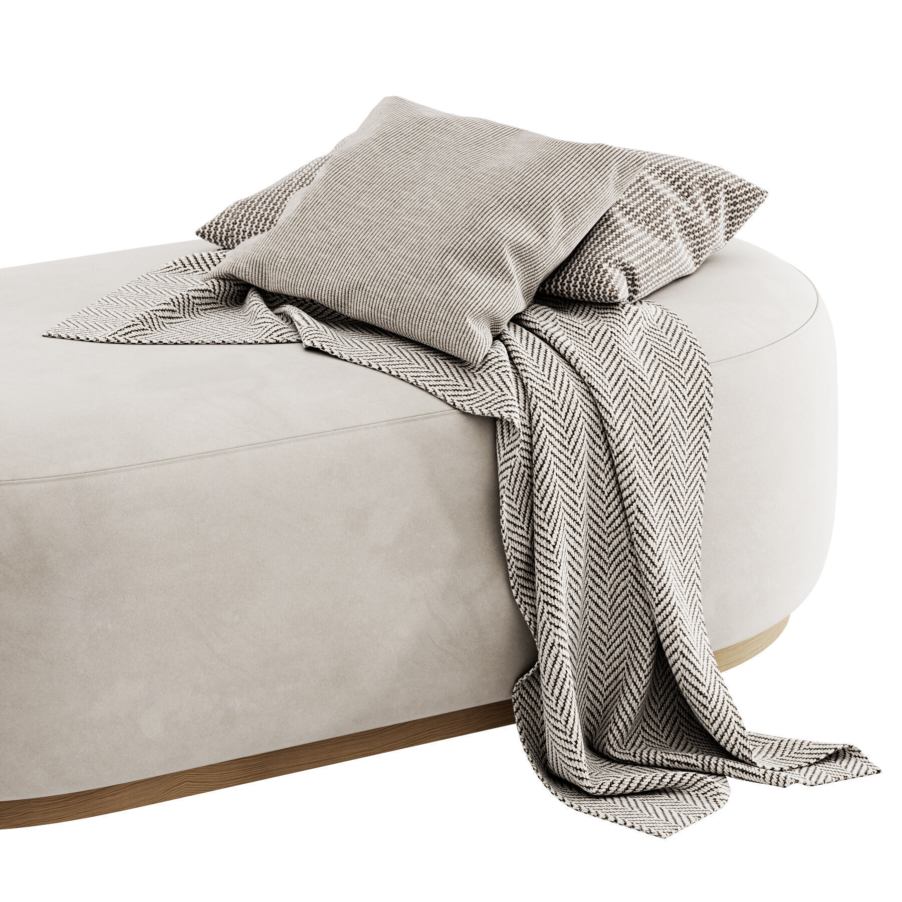 Hamilton Ottoman By Verellen 3D model_5