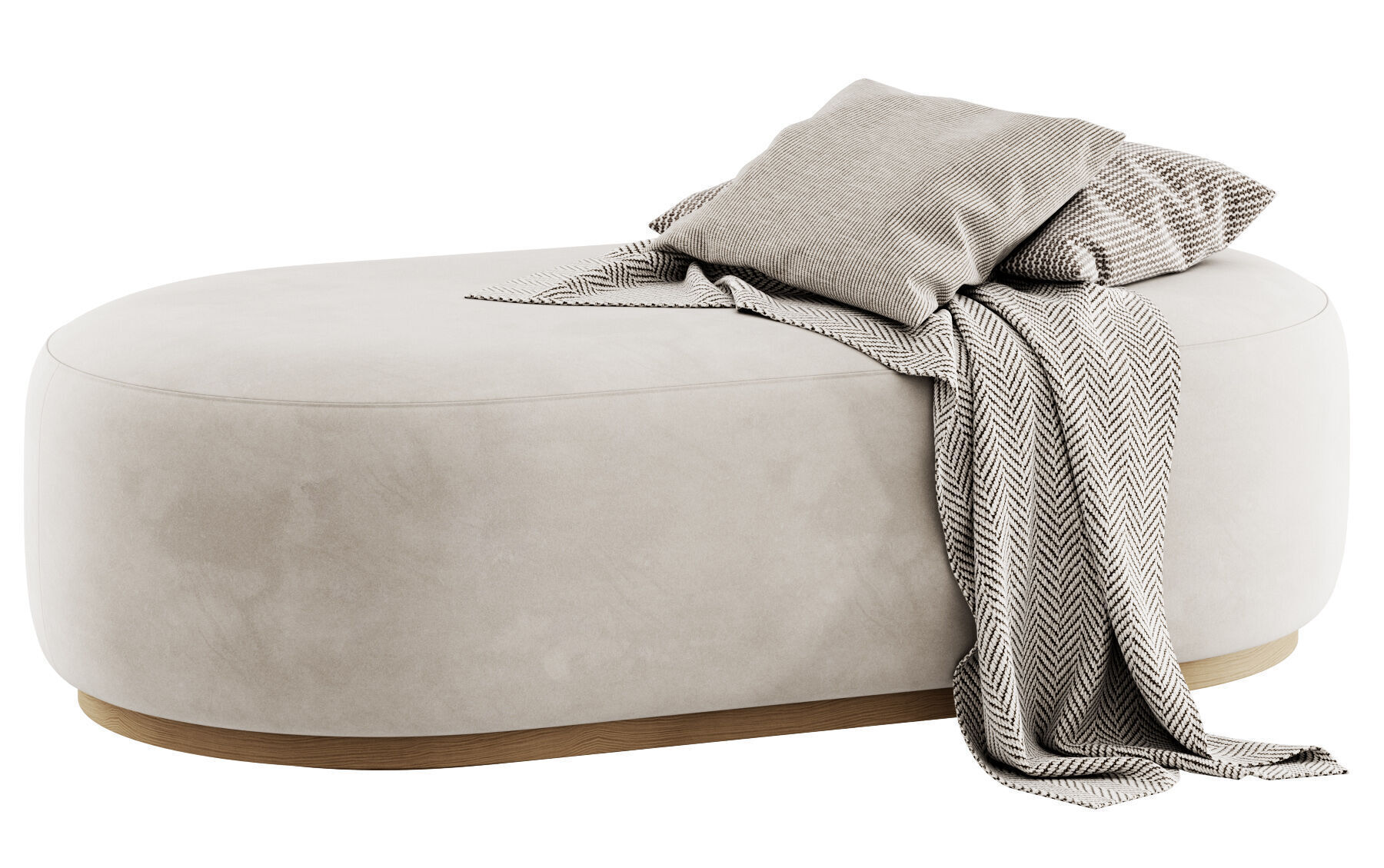 Hamilton Ottoman By Verellen 3D model_7