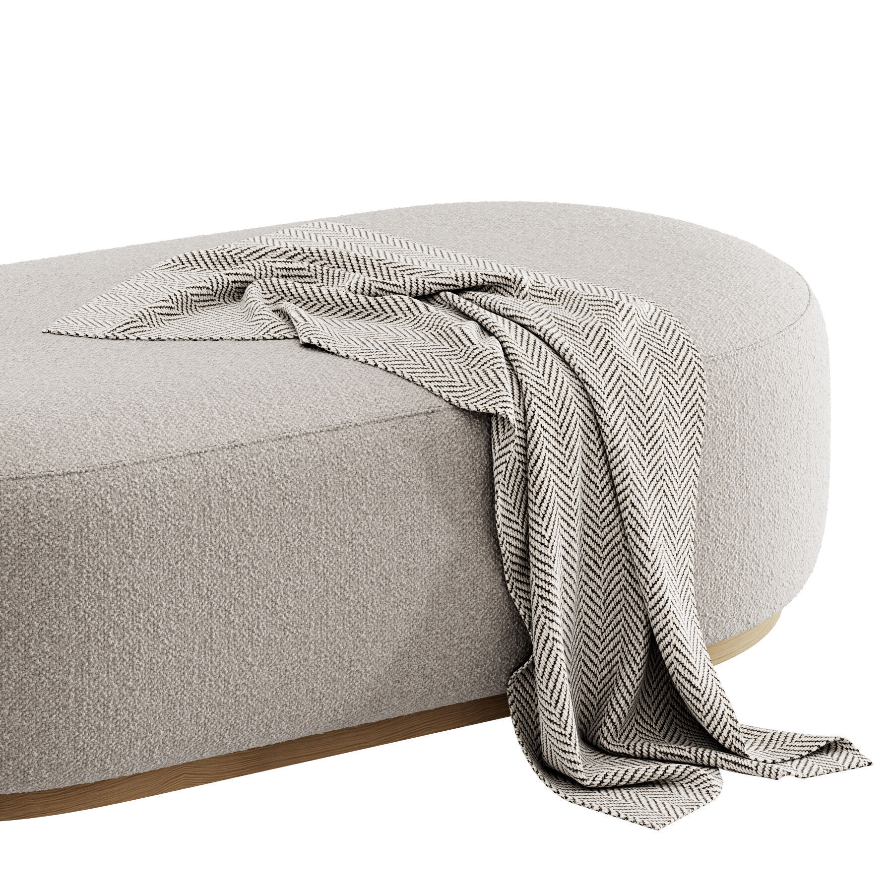 Hamilton Ottoman By Verellen 3D model_4