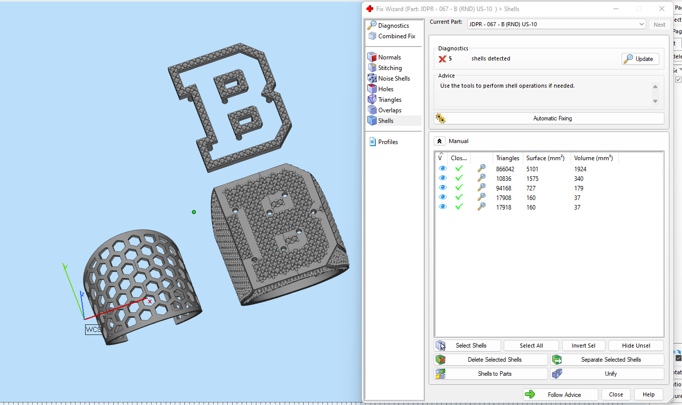 Custom Initial A to Z Letter Diamond Ring -  Alphabet Rings 3D print model_19