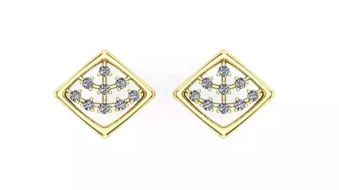 diamond stud earrings