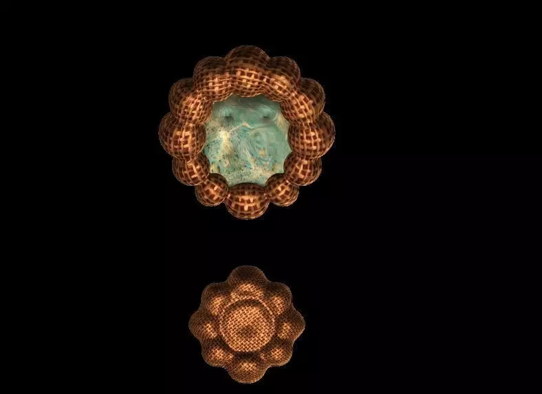 Puffy Sofa UV Unwrapped 3D print model_0