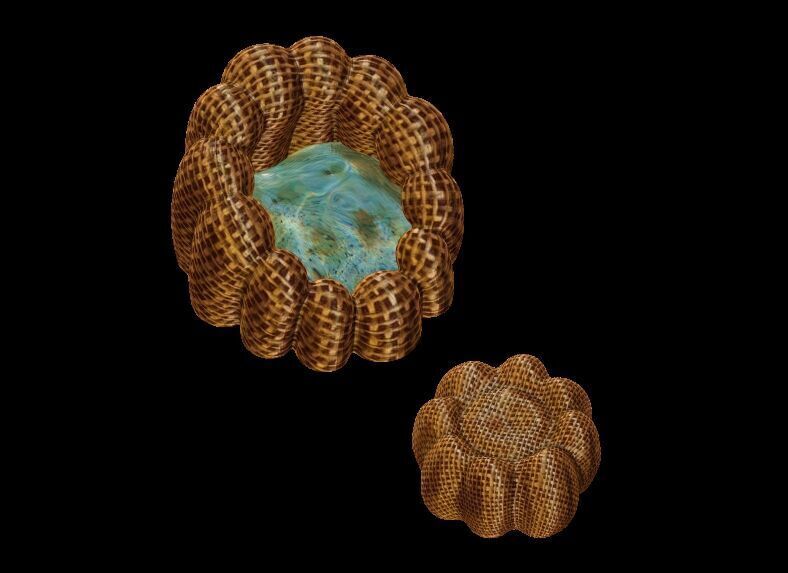 Puffy Sofa UV Unwrapped 3D print model_1