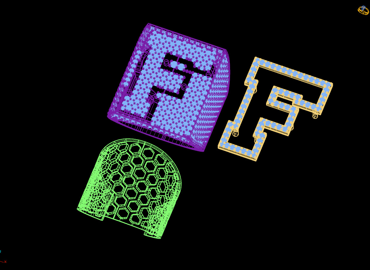 Custom Initial A to Z Letter Diamond Ring -  Alphabet Rings 3D print model_15