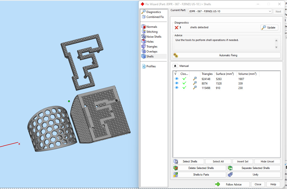 Custom Initial A to Z Letter Diamond Ring -  Alphabet Rings 3D print model_18