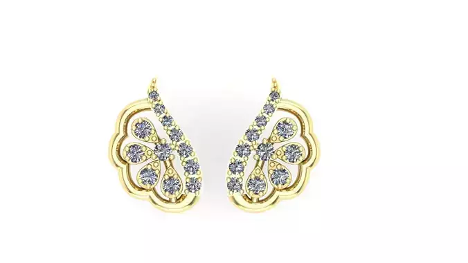 diamond stud earring