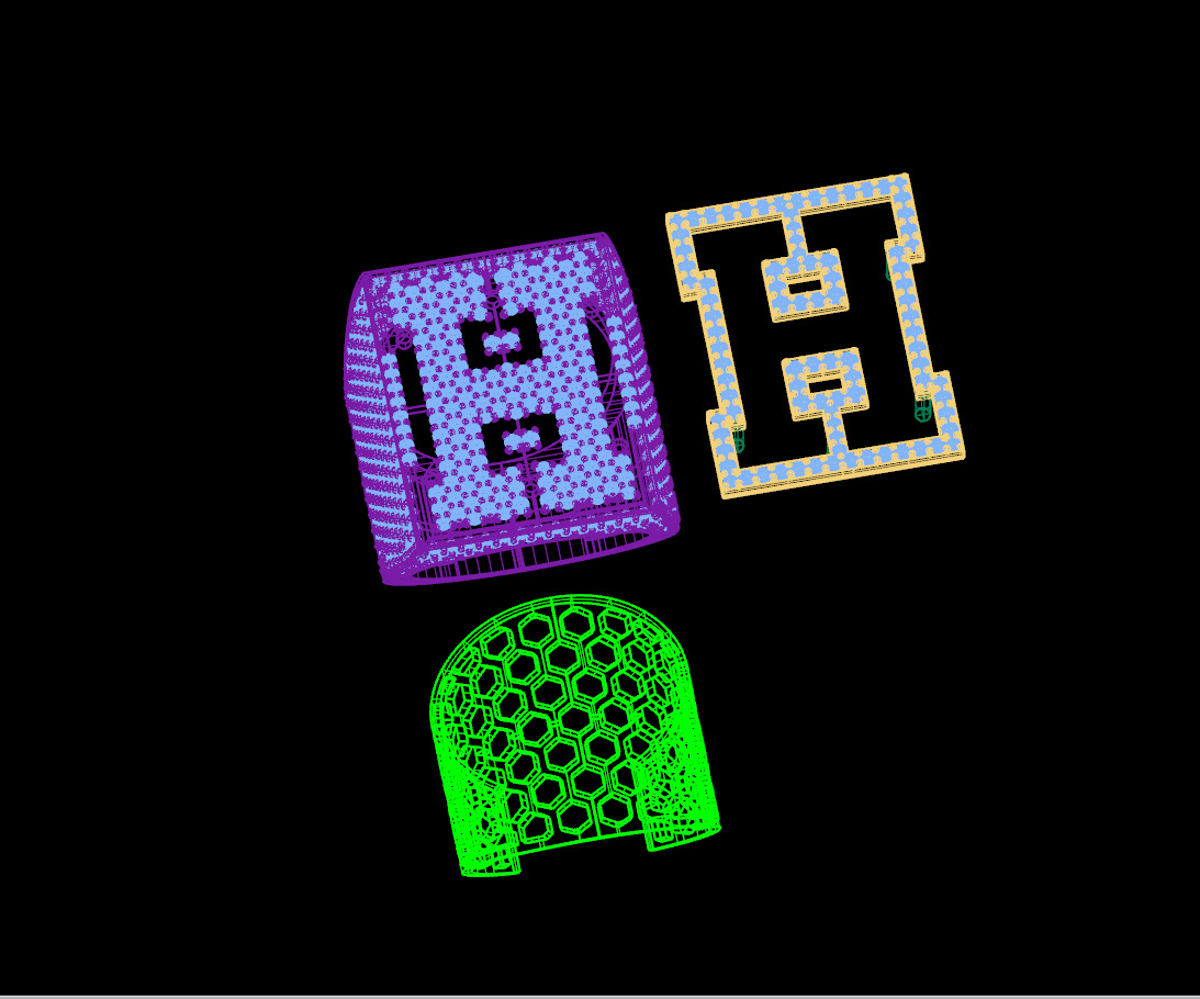 Custom Initial A to Z Letter Diamond Ring - Alphabet Rings 3D print model_15