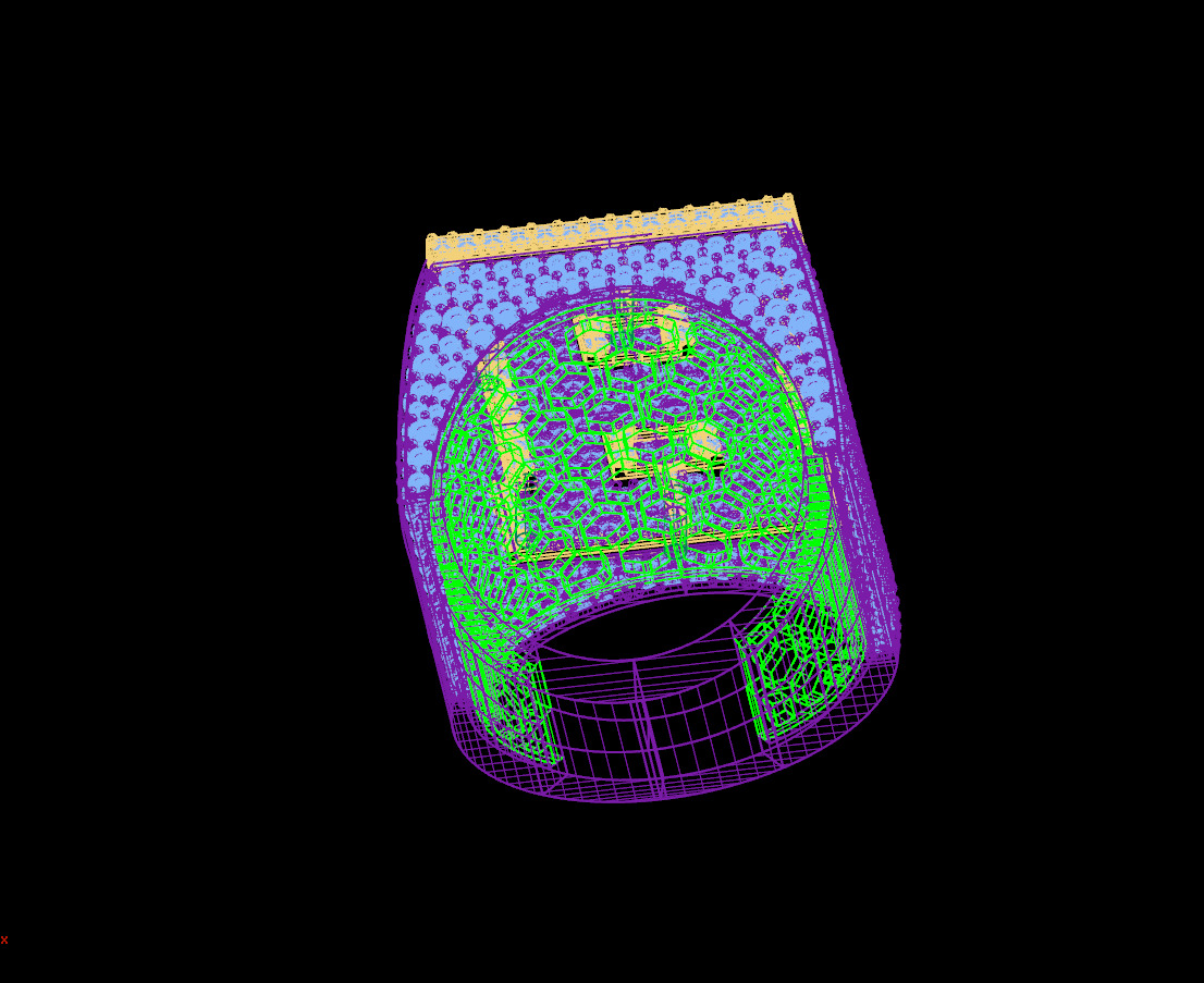 Custom Initial A to Z Letter Diamond Ring - Alphabet Rings 3D print model_14