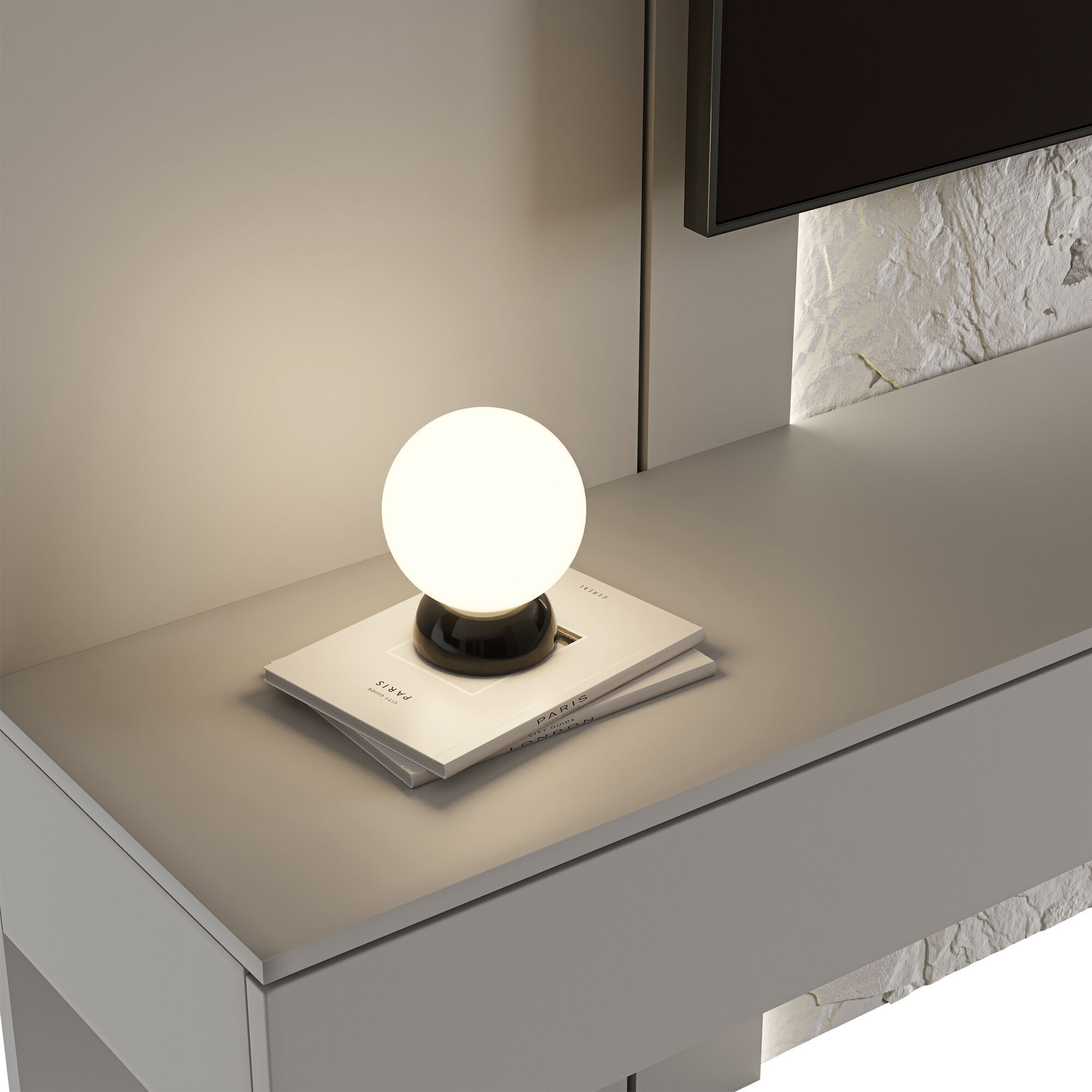 Bedroom Furniture Composition 17 3D model_4