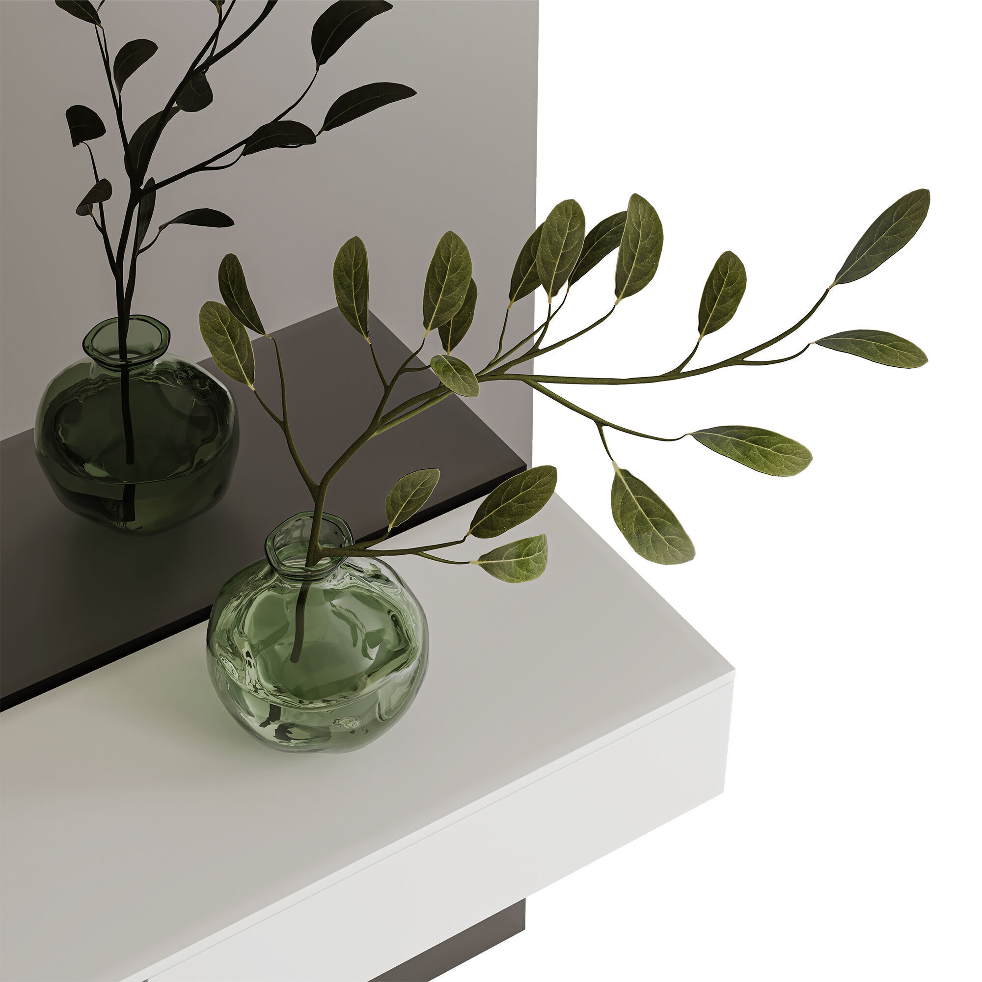 Bedroom Furniture Composition 17 3D model_5