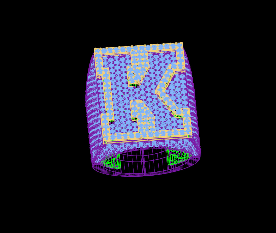 Custom Initial A to Z Letter Diamond Ring -  Alphabet Rings 3D print model_13