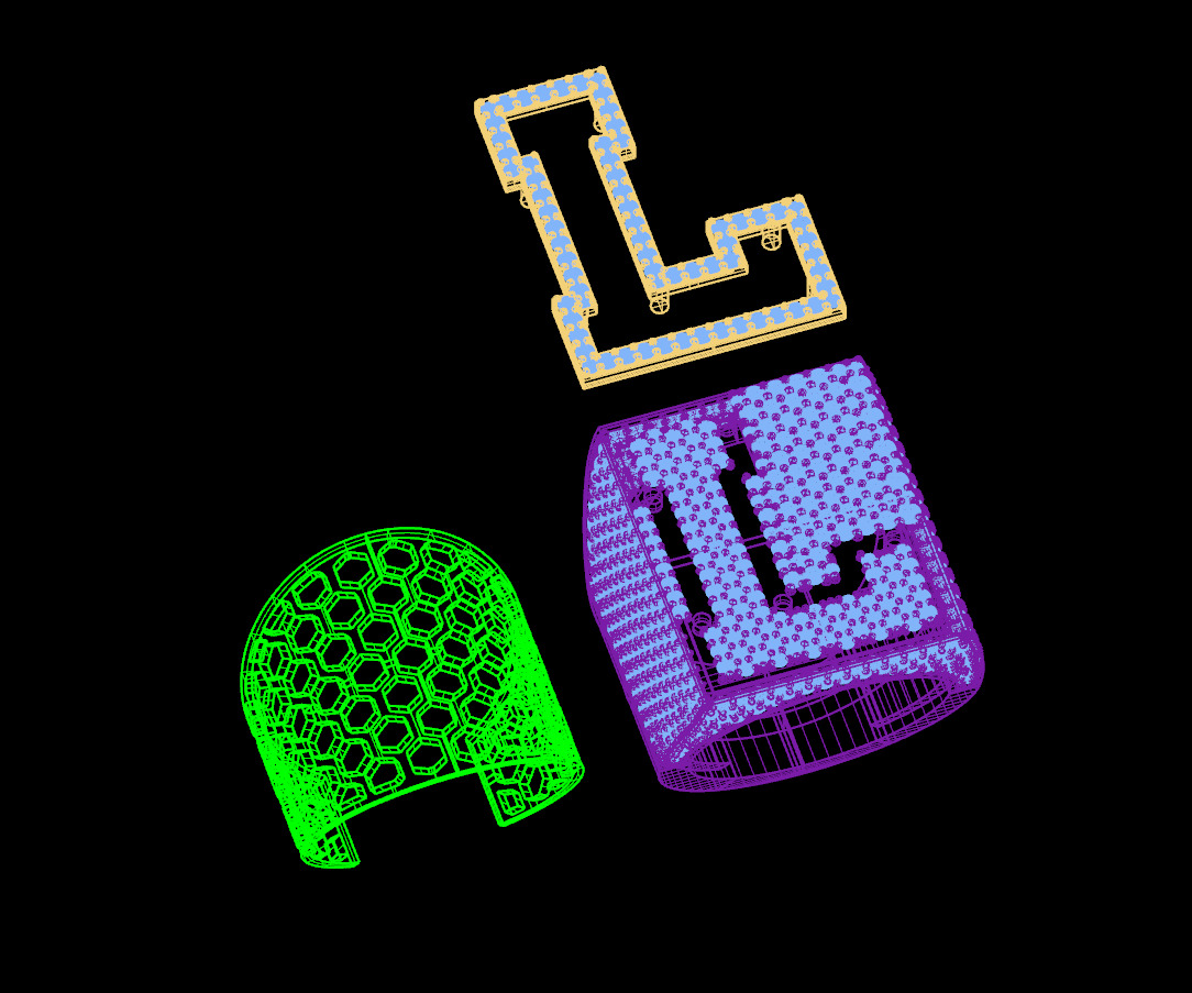 Custom Initial A to Z Letter Diamond Ring -  Alphabet Rings 3D print model_15