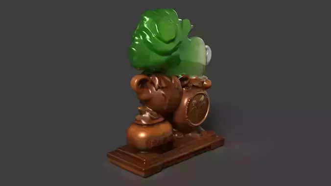 Chinese jade cabbage figure 