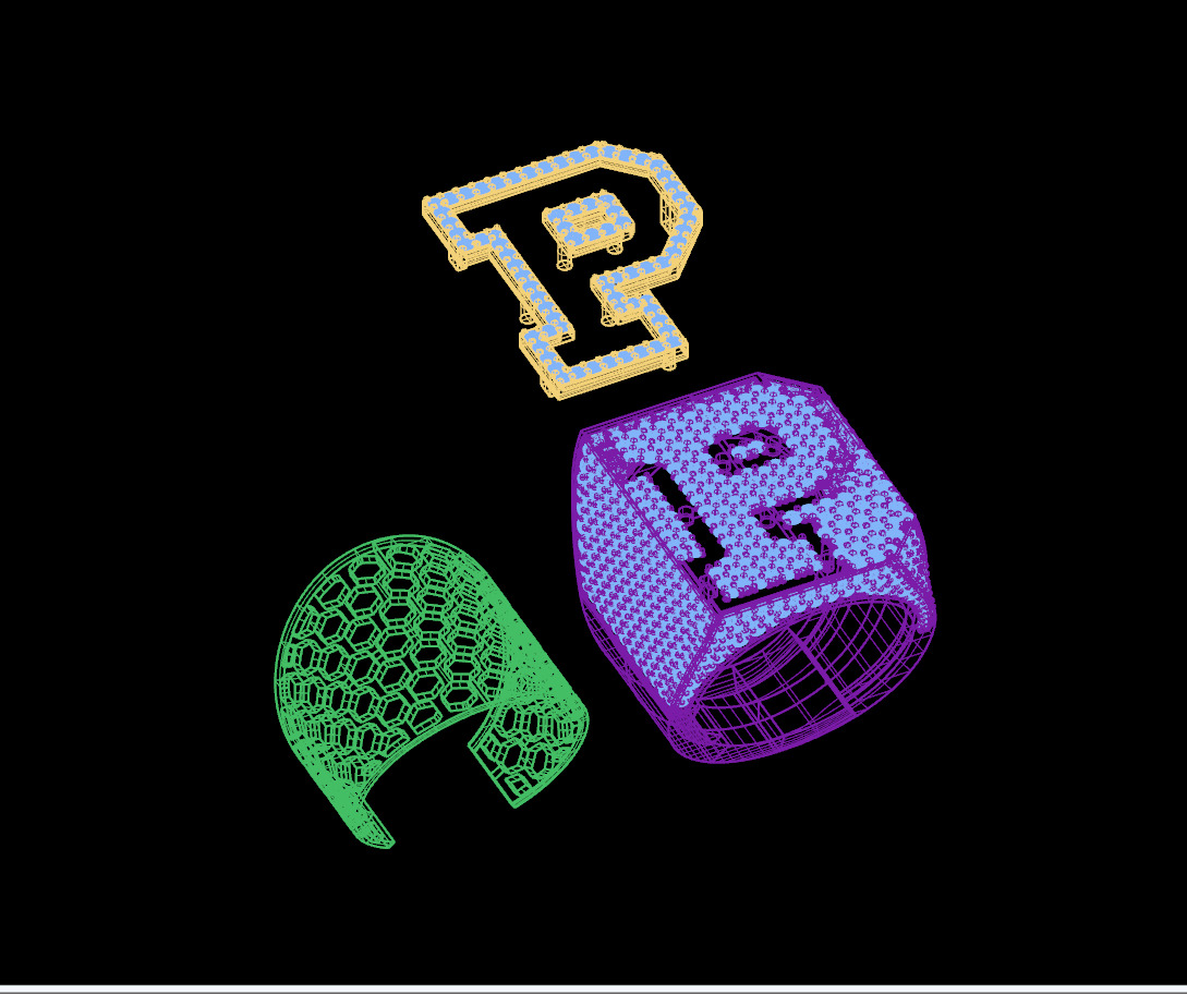 Custom Initial A to Z Letter Diamond Ring - Alphabet Rings 3D print model_16