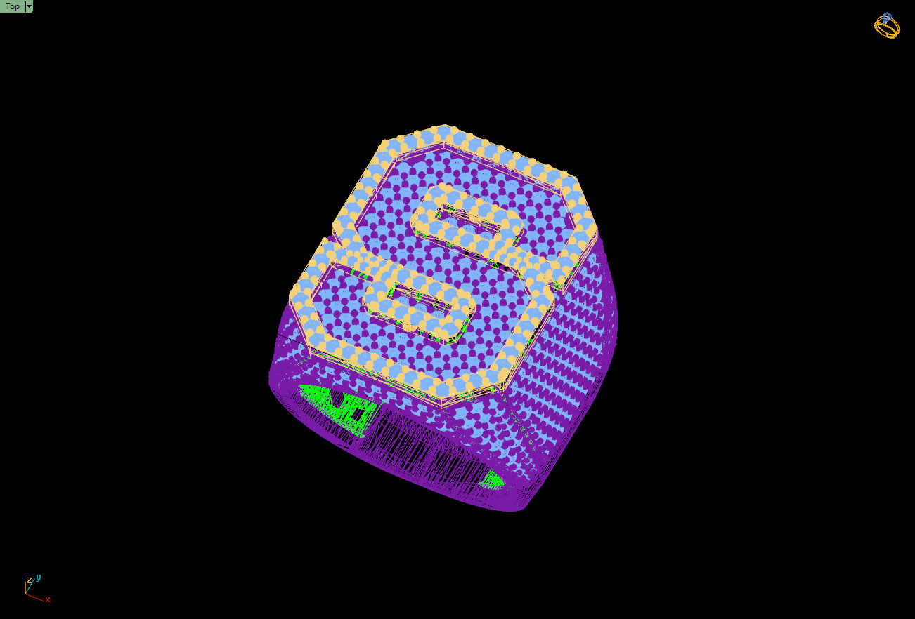 Custom Initial A to Z Letter Diamond Ring - Alphabet Rings 3D print model_14