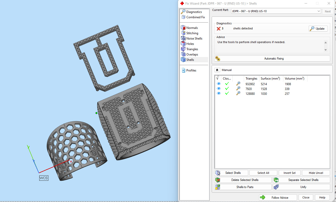 Custom Initial A to Z Letter Diamond Ring -  Alphabet Rings 3D print model_19