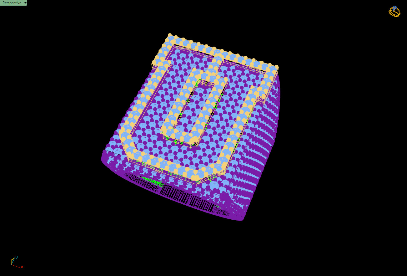 Custom Initial A to Z Letter Diamond Ring -  Alphabet Rings 3D print model_14