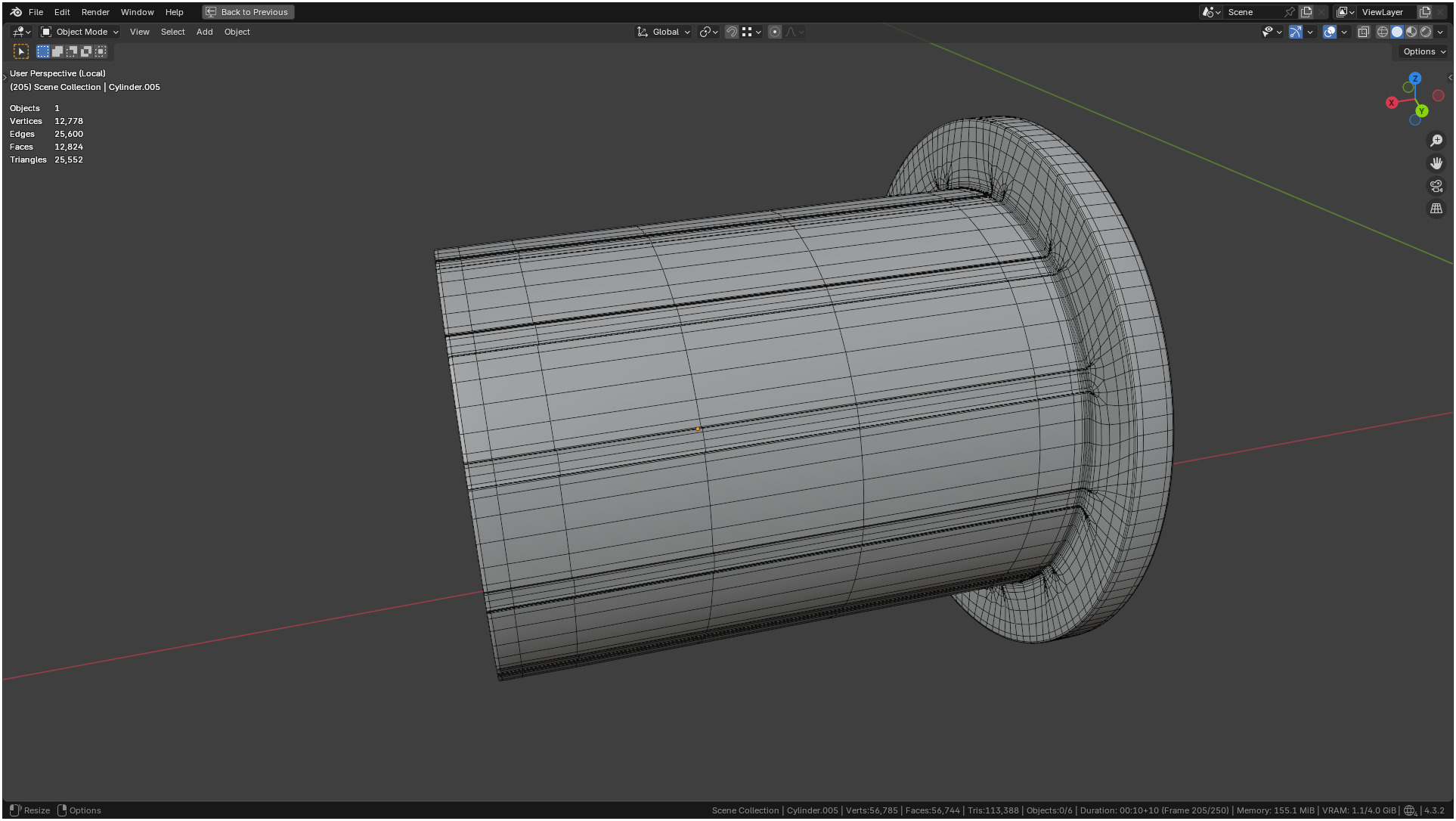 Insulin Syringe 03 mL 3D model_39