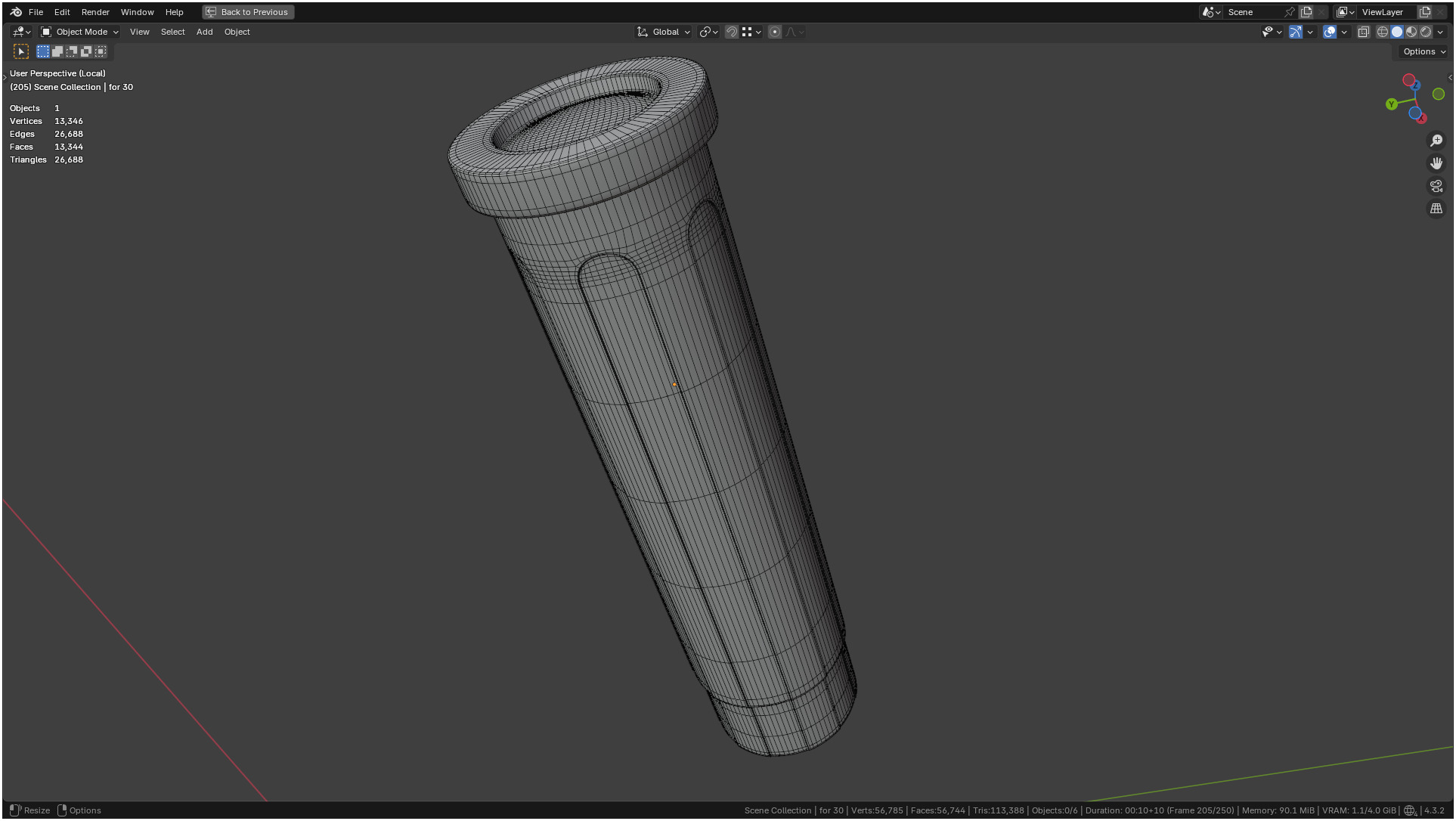 Insulin Syringe 03 mL 3D model_21