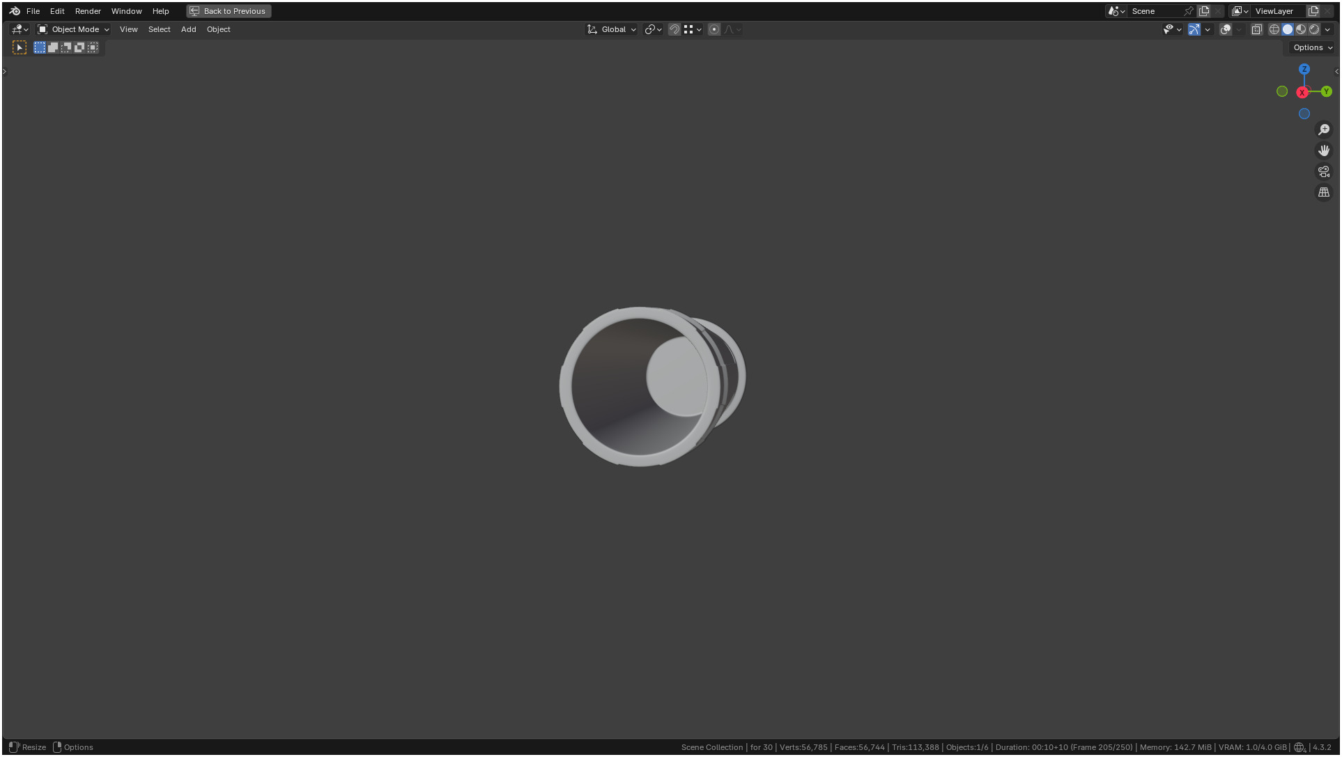 Insulin Syringe 03 mL 3D model_7