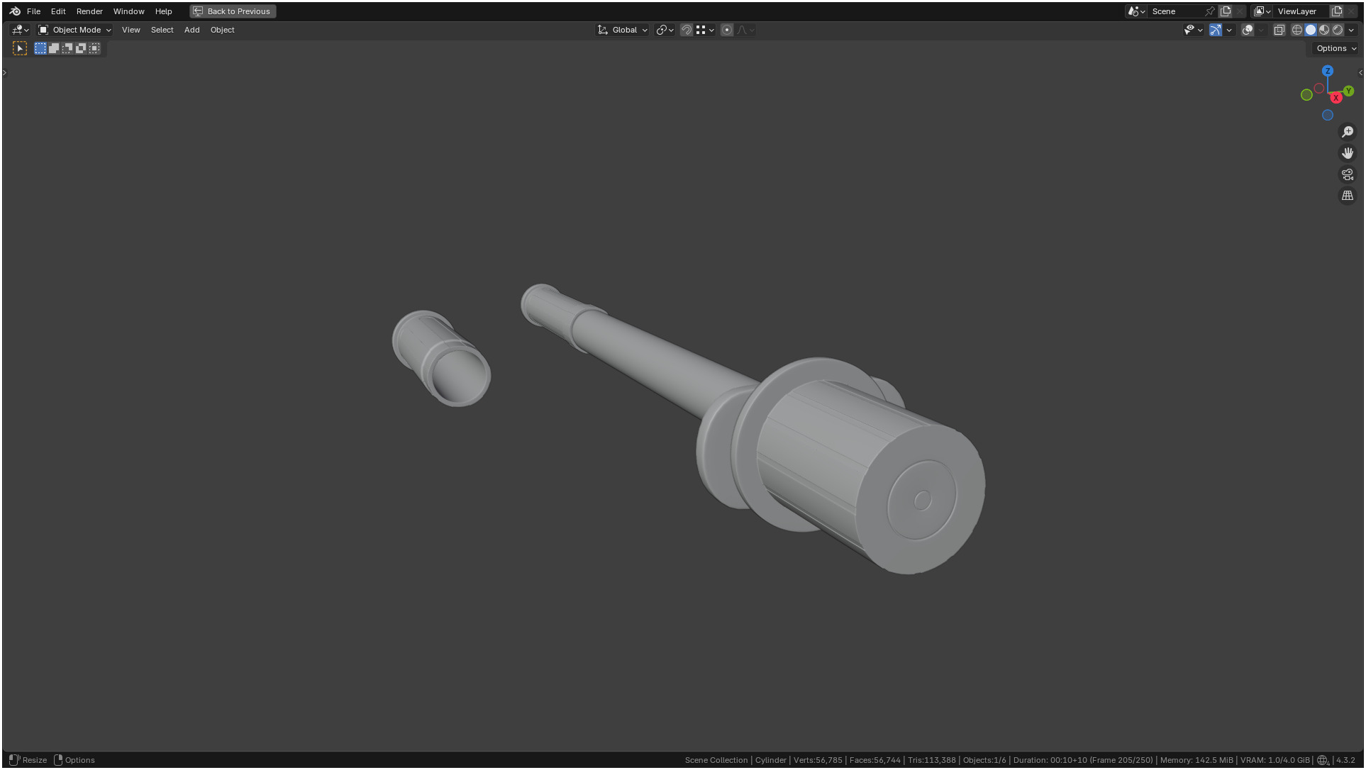 Insulin Syringe 03 mL 3D model_52