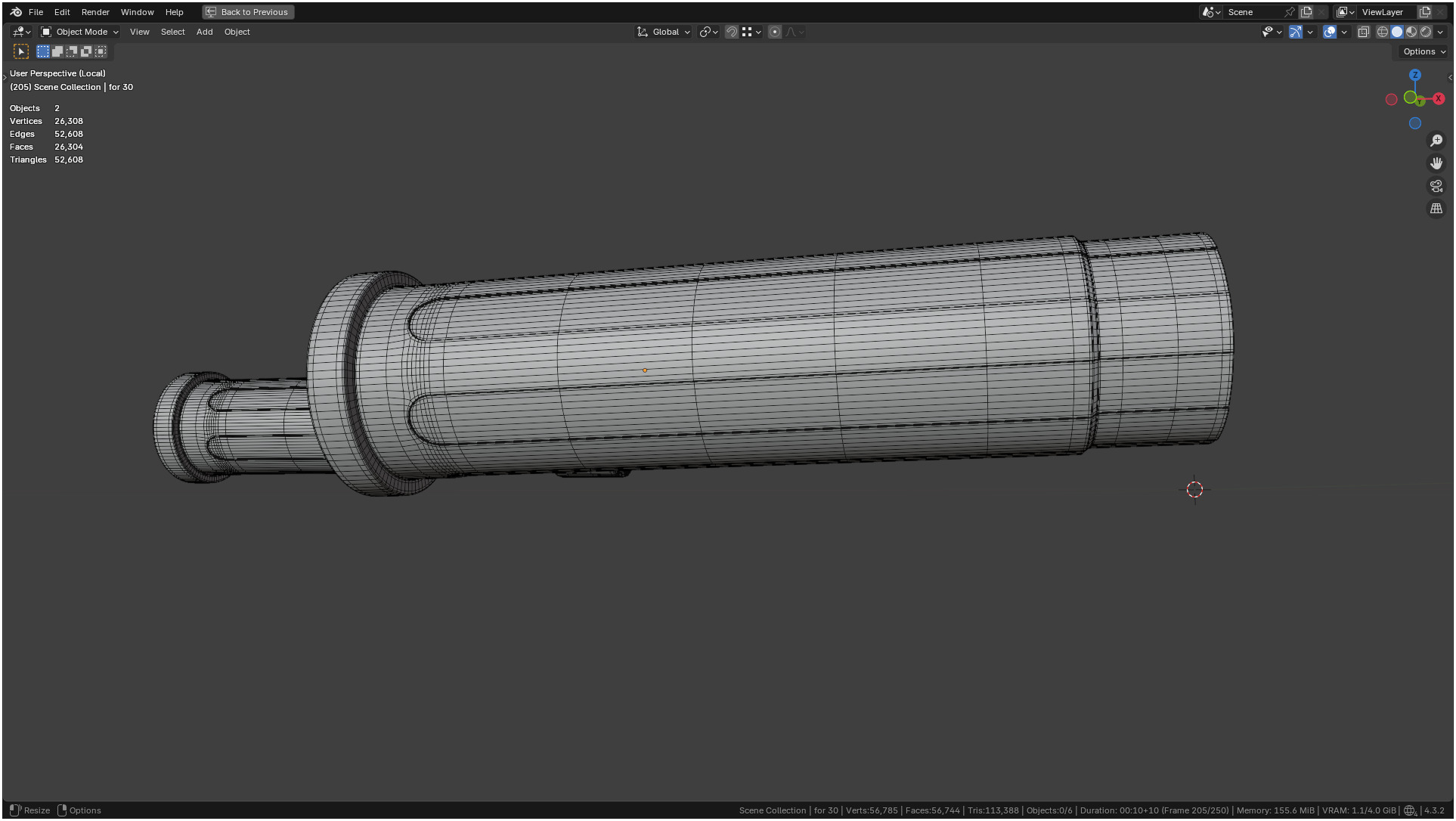 Insulin Syringe 03 mL 3D model_43