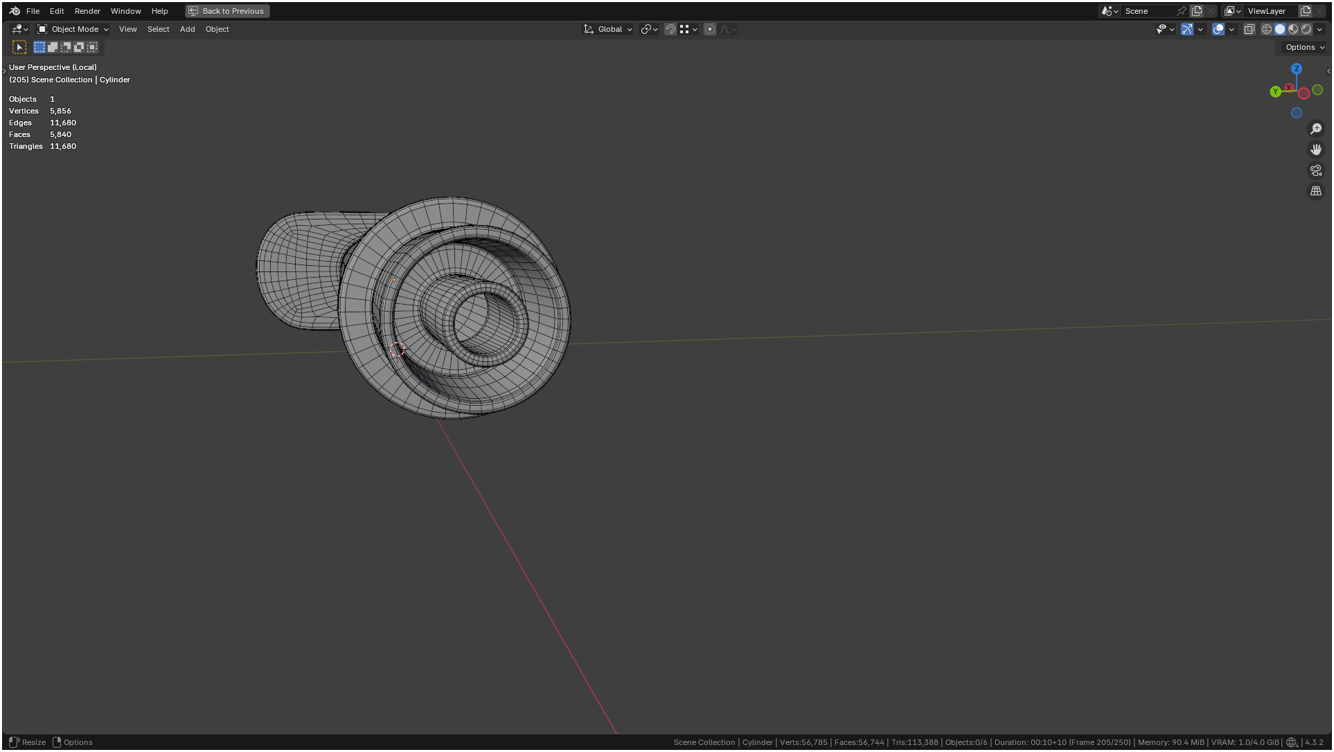 Insulin Syringe 03 mL 3D model_15
