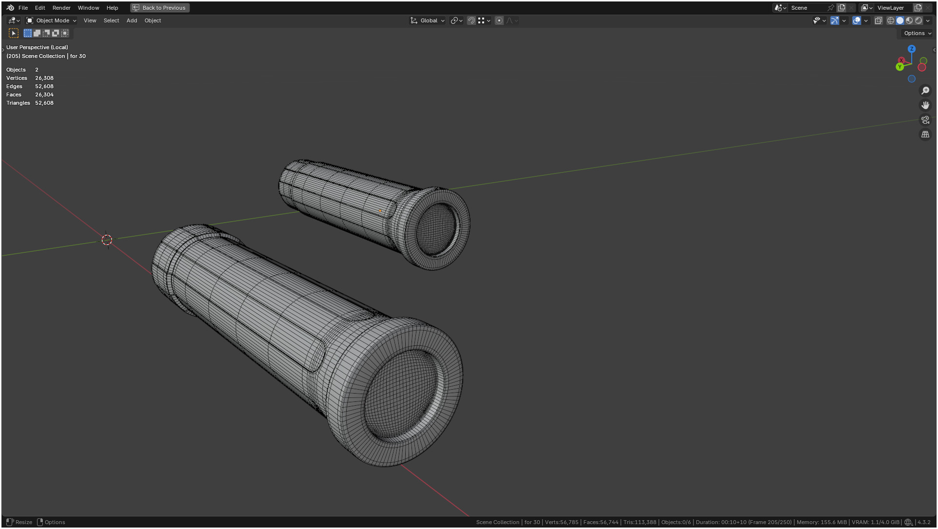 Insulin Syringe 03 mL 3D model_46