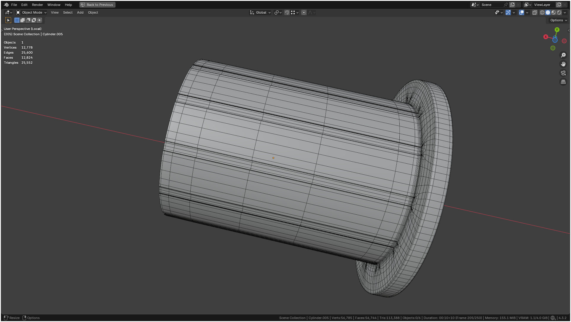 Insulin Syringe 03 mL 3D model_44