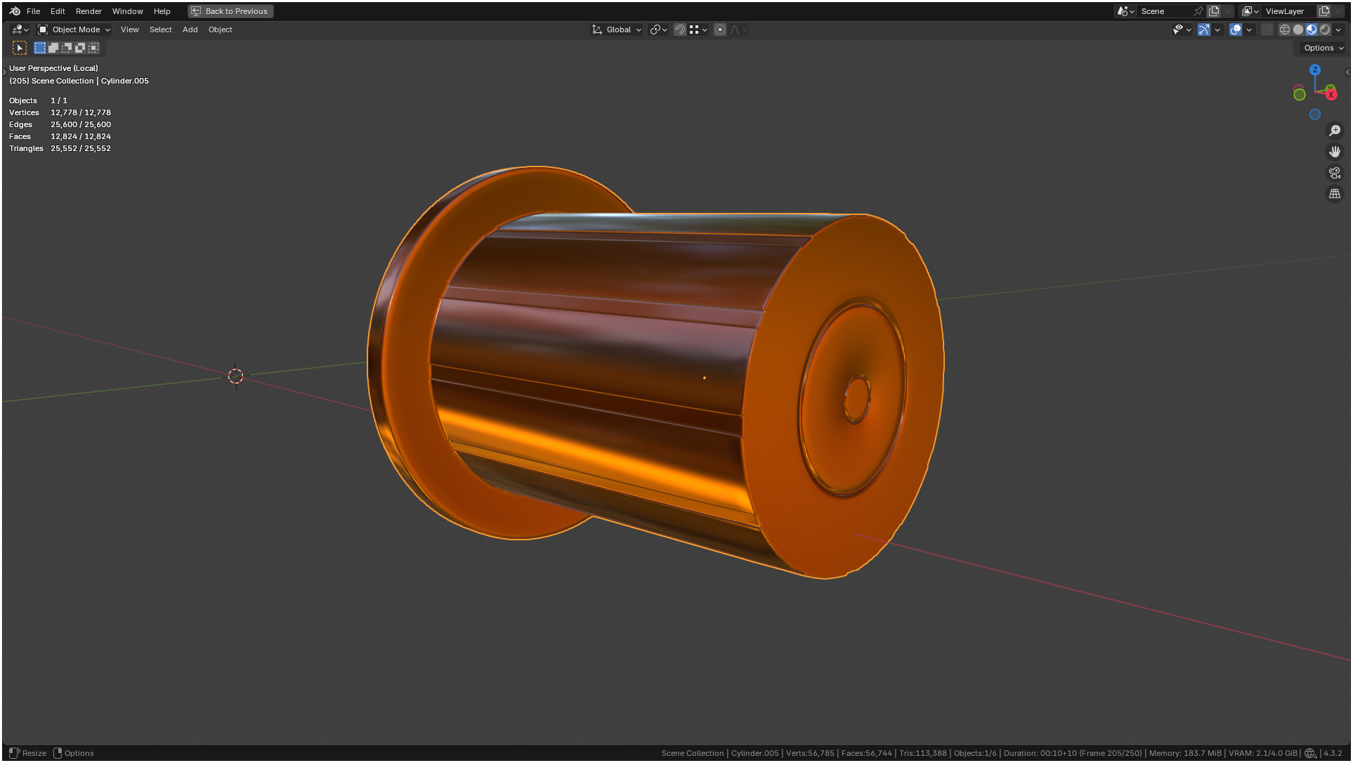 Insulin Syringe 03 mL 3D model_31