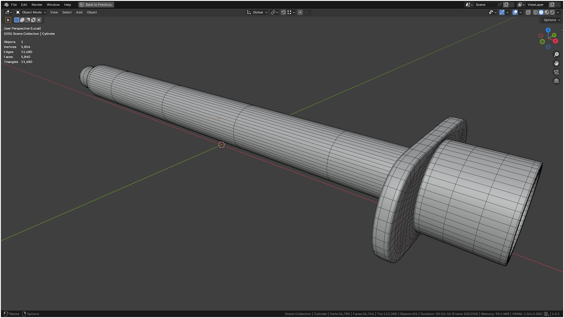 Insulin Syringe 03 mL 3D model_28