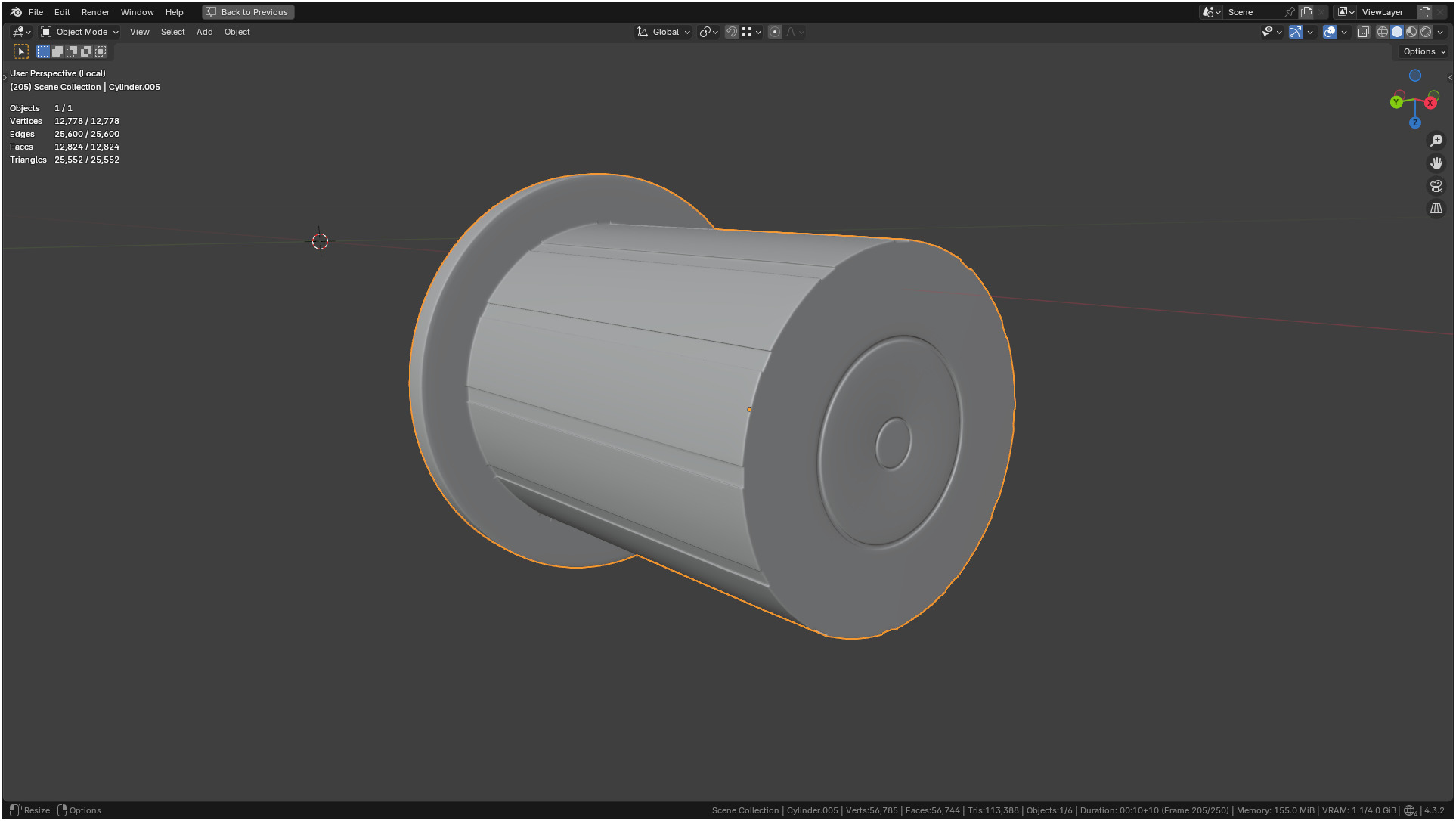 Insulin Syringe 03 mL 3D model_40