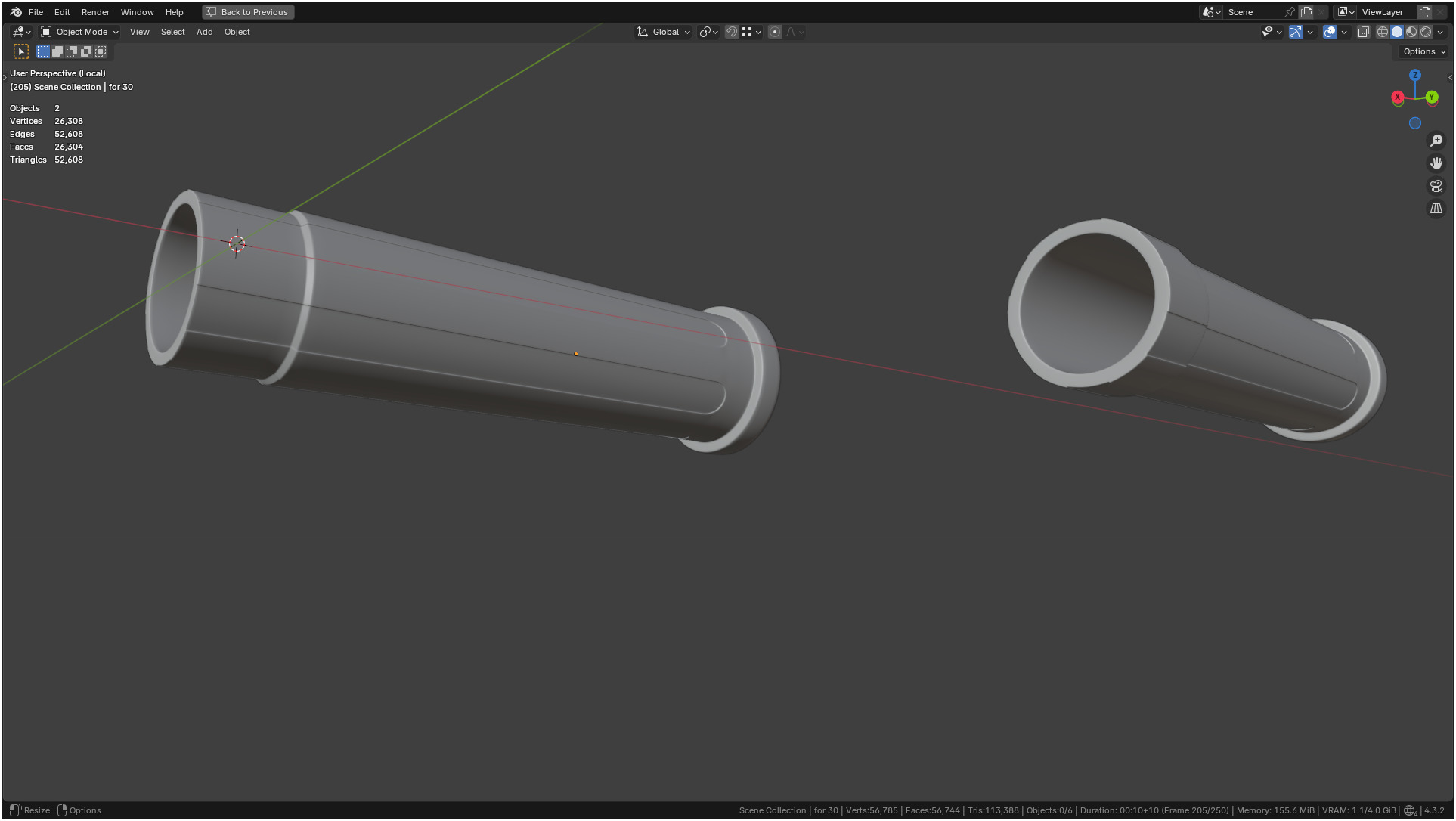 Insulin Syringe 03 mL 3D model_48
