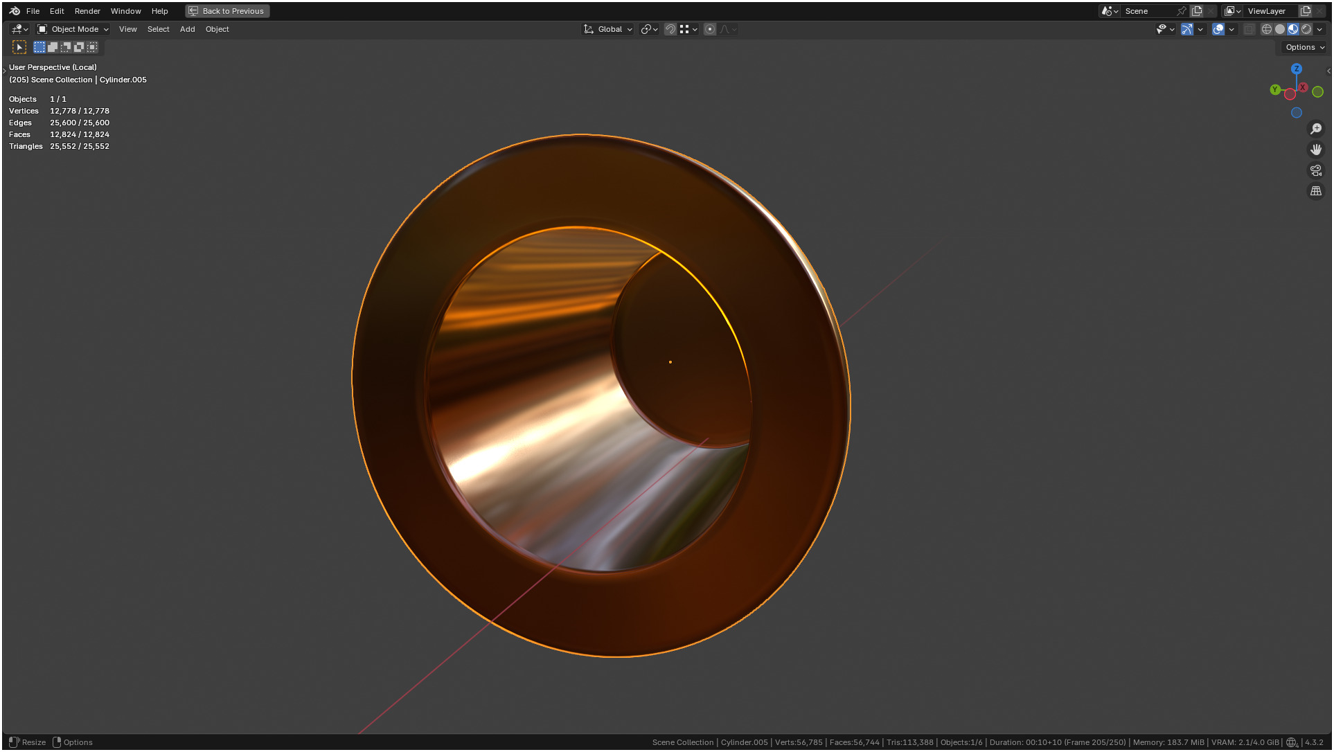 Insulin Syringe 03 mL 3D model_35