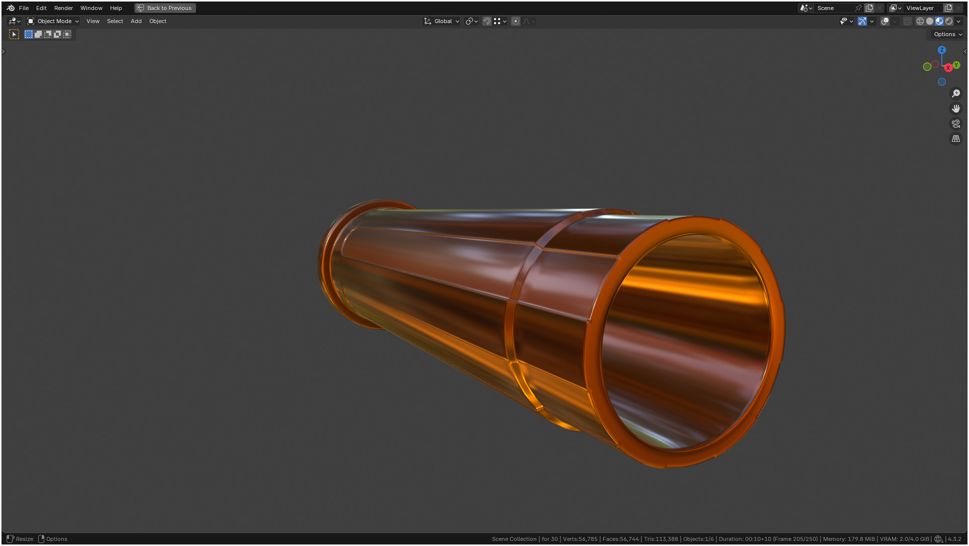 Insulin Syringe 03 mL 3D model_20