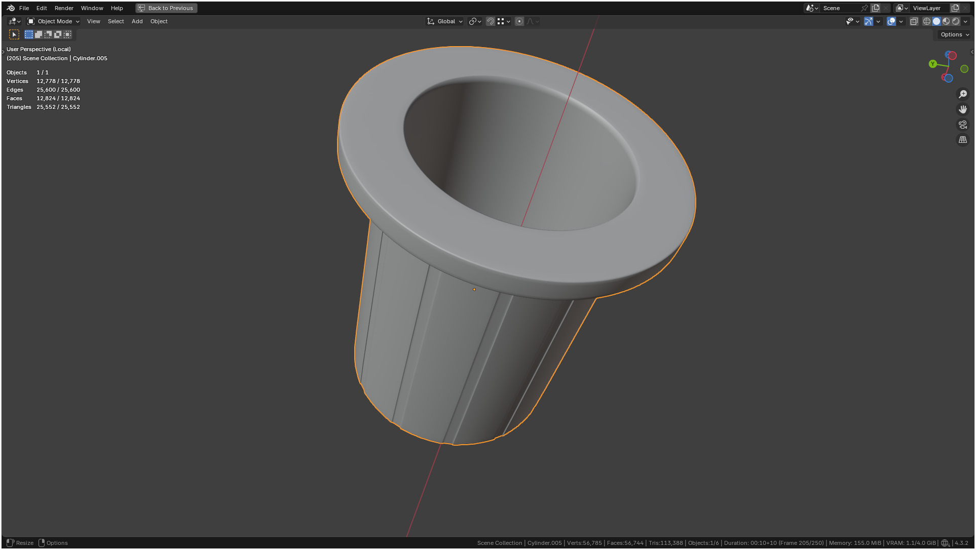 Insulin Syringe 03 mL 3D model_37