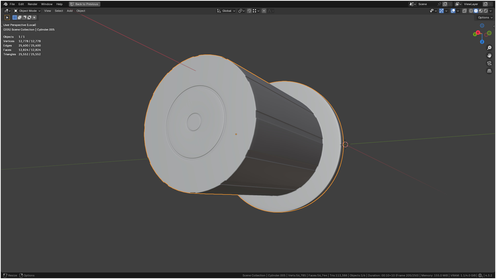 Insulin Syringe 03 mL 3D model_34