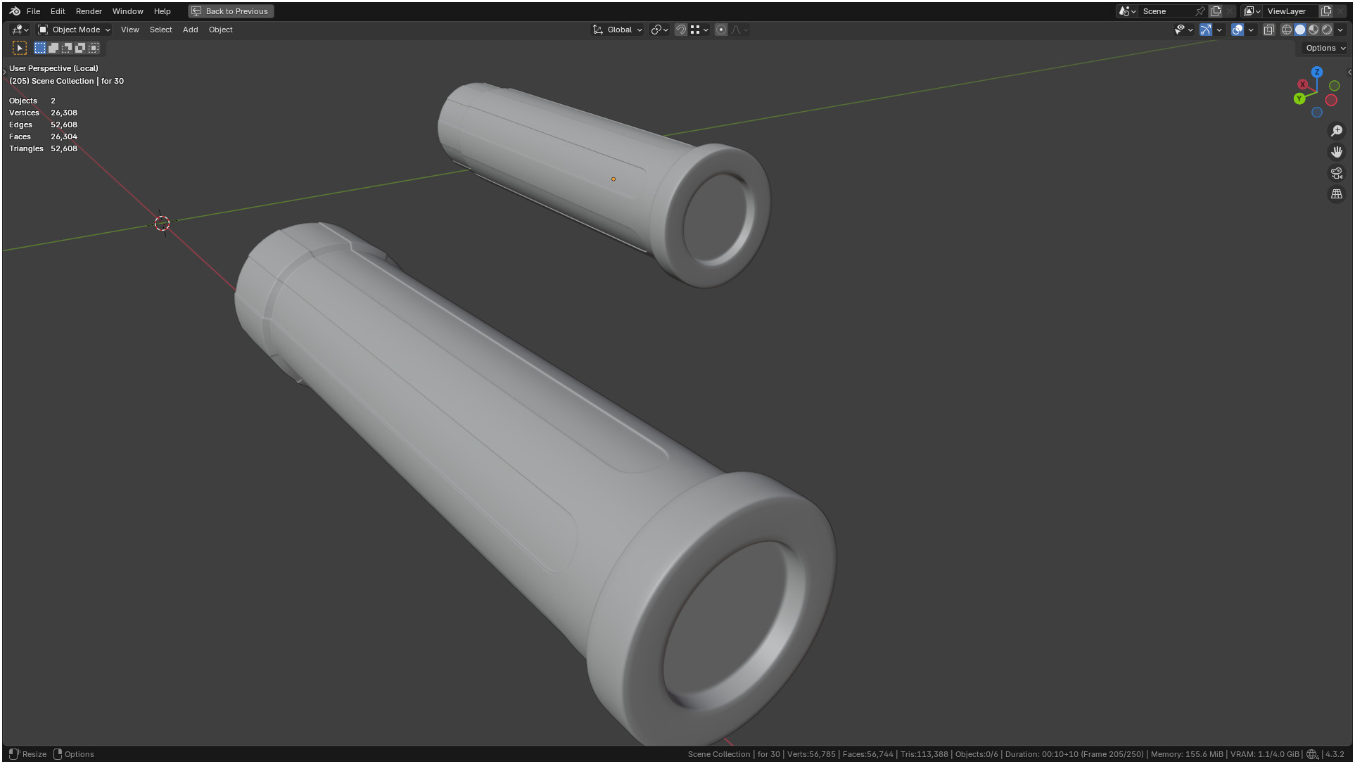 Insulin Syringe 03 mL 3D model_49