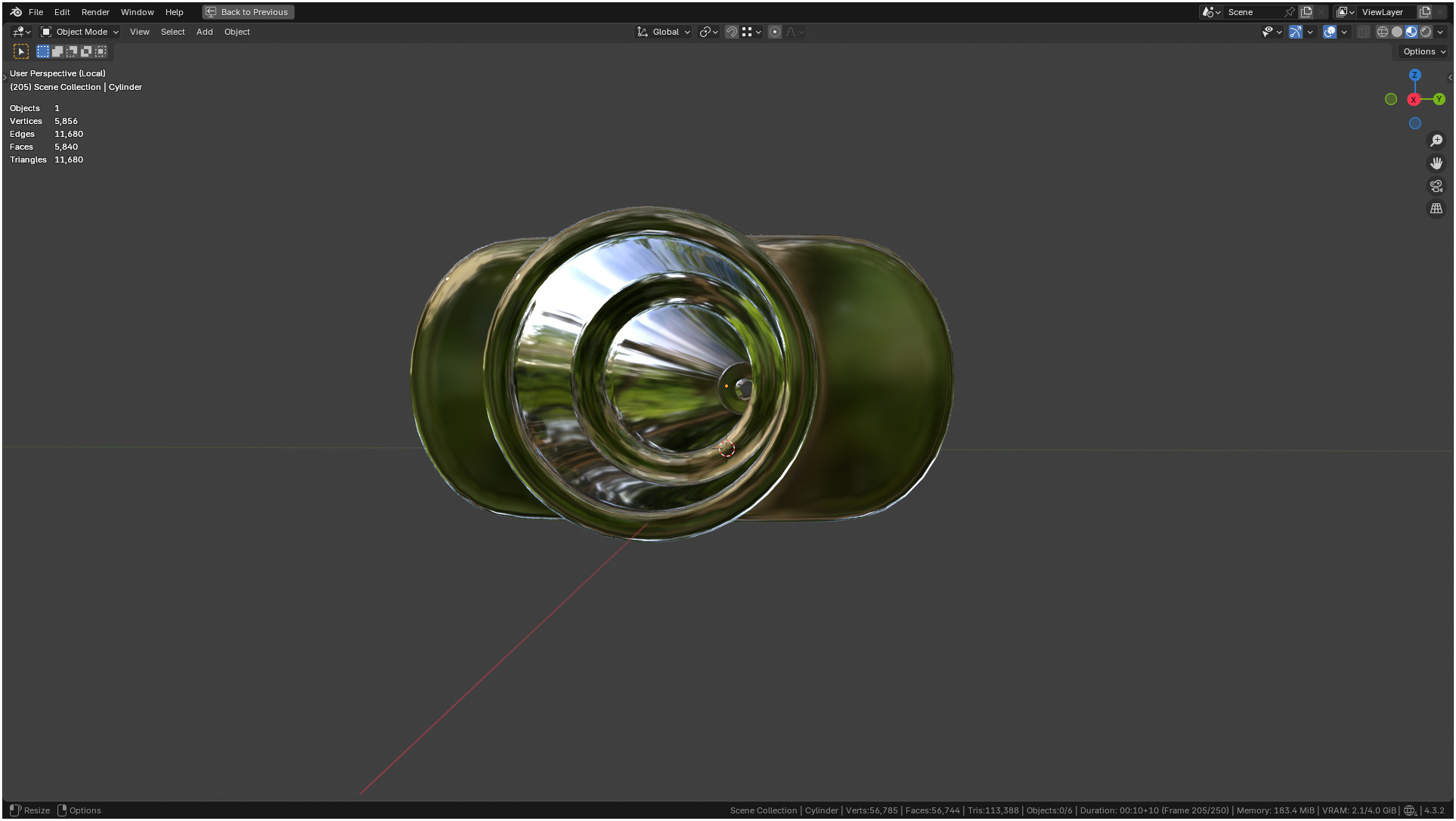 Insulin Syringe 03 mL 3D model_30