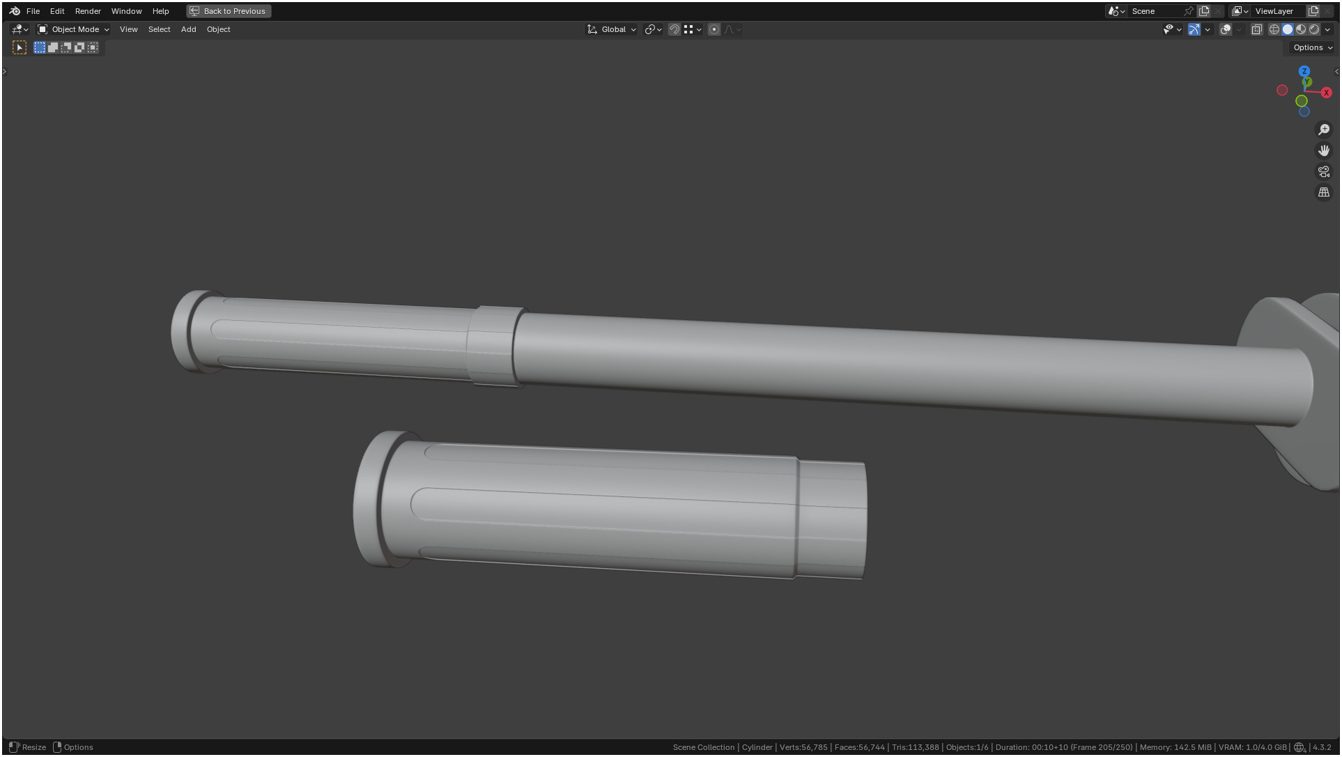 Insulin Syringe 03 mL 3D model_56