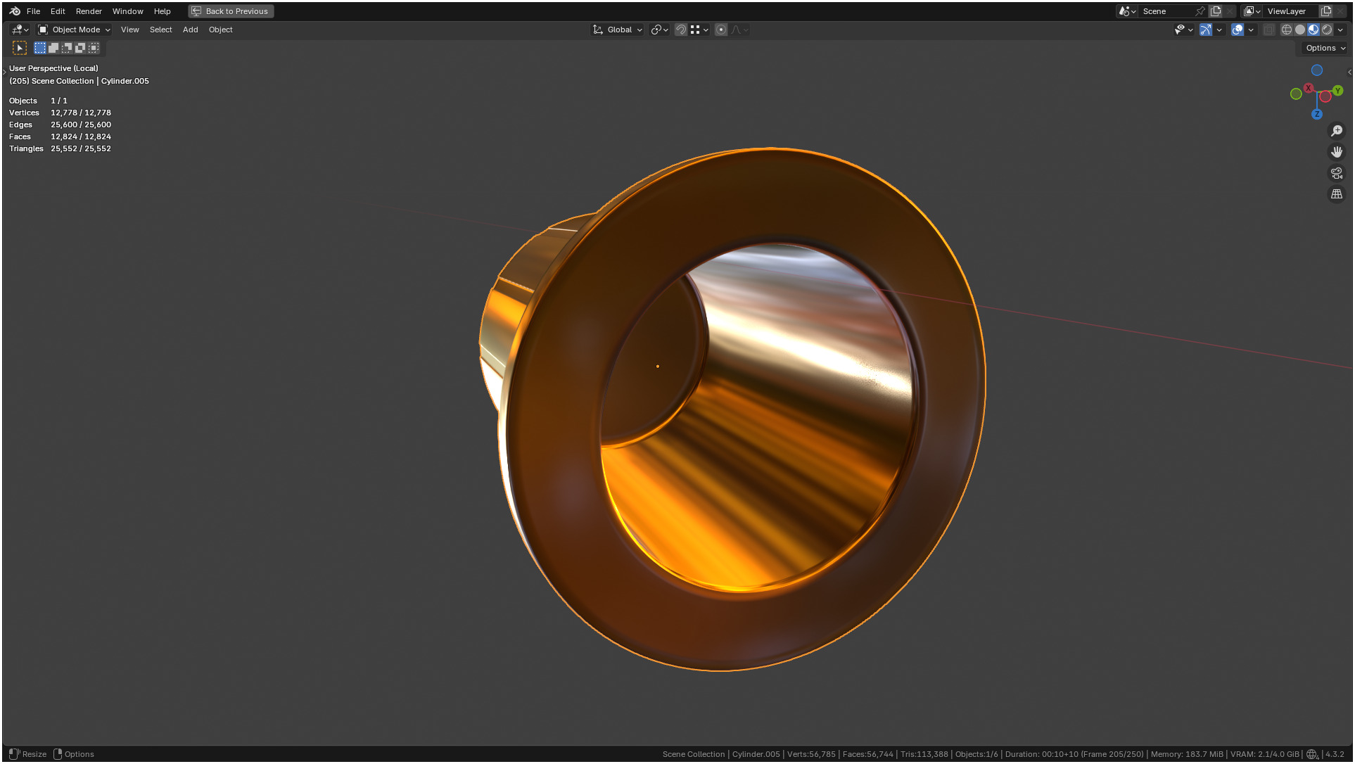 Insulin Syringe 03 mL 3D model_41