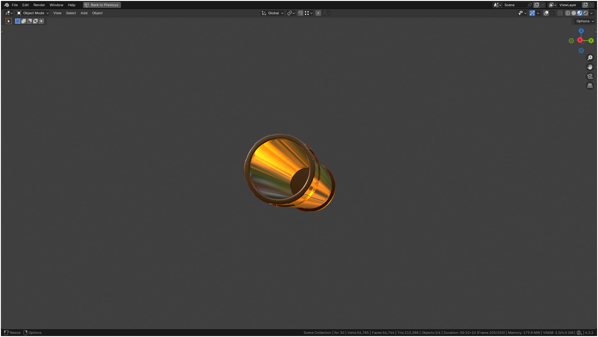 Insulin Syringe 03 mL 3D model_12