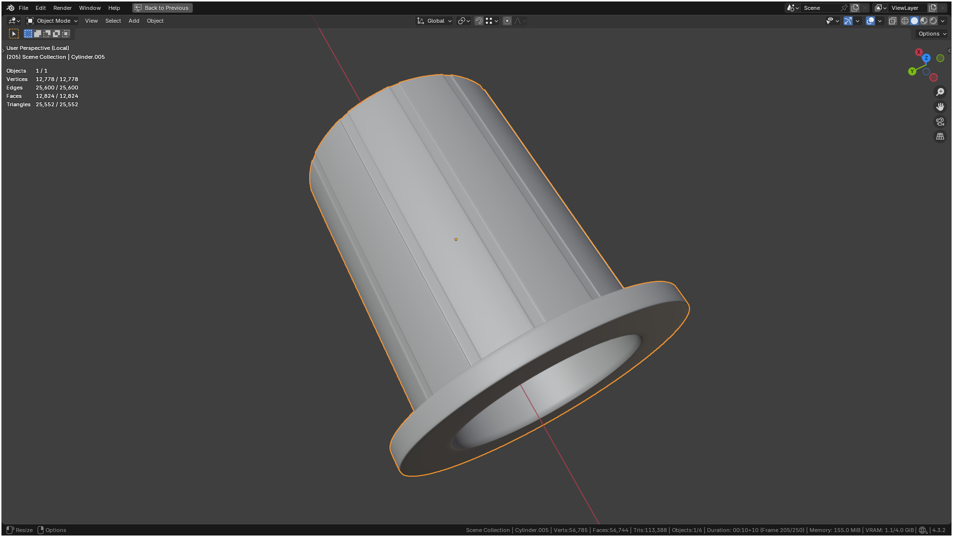 Insulin Syringe 03 mL 3D model_36