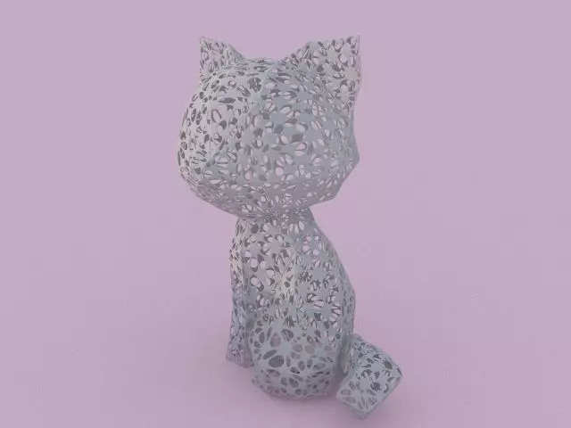 A small cat 3D model_0