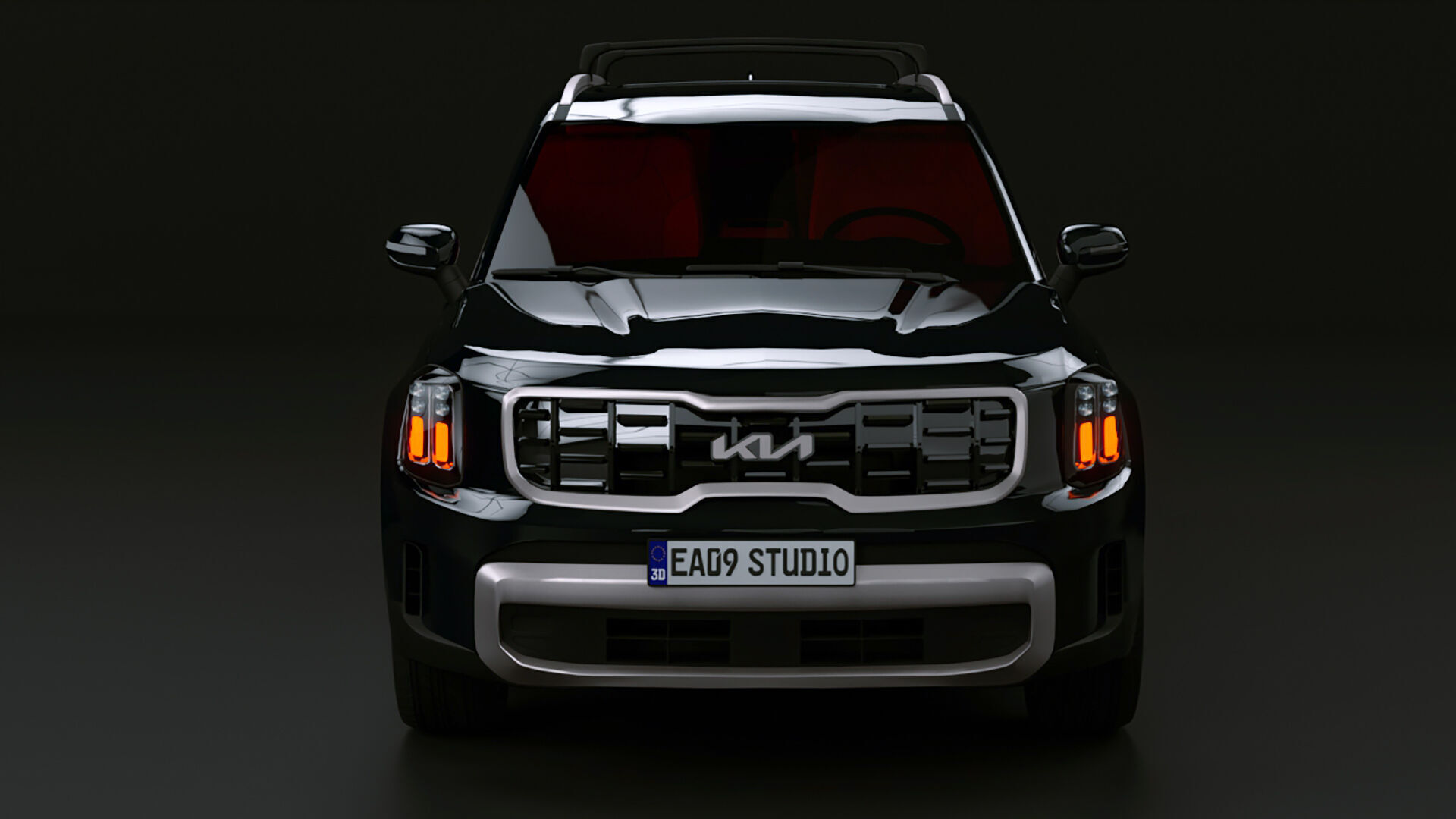 2025 Kia Telluride S 3D model_5