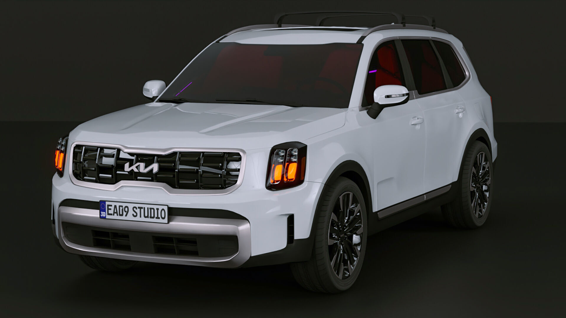 2025 Kia Telluride S 3D model_9